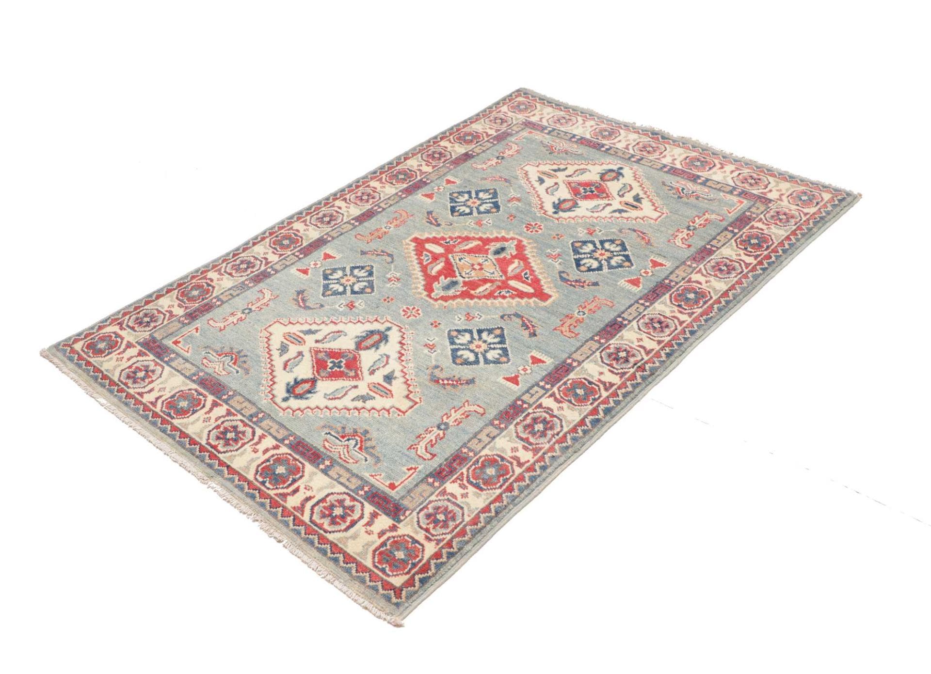 Kazak Orientteppich 103 × 149 cm aus Wolle, handgeknüpft