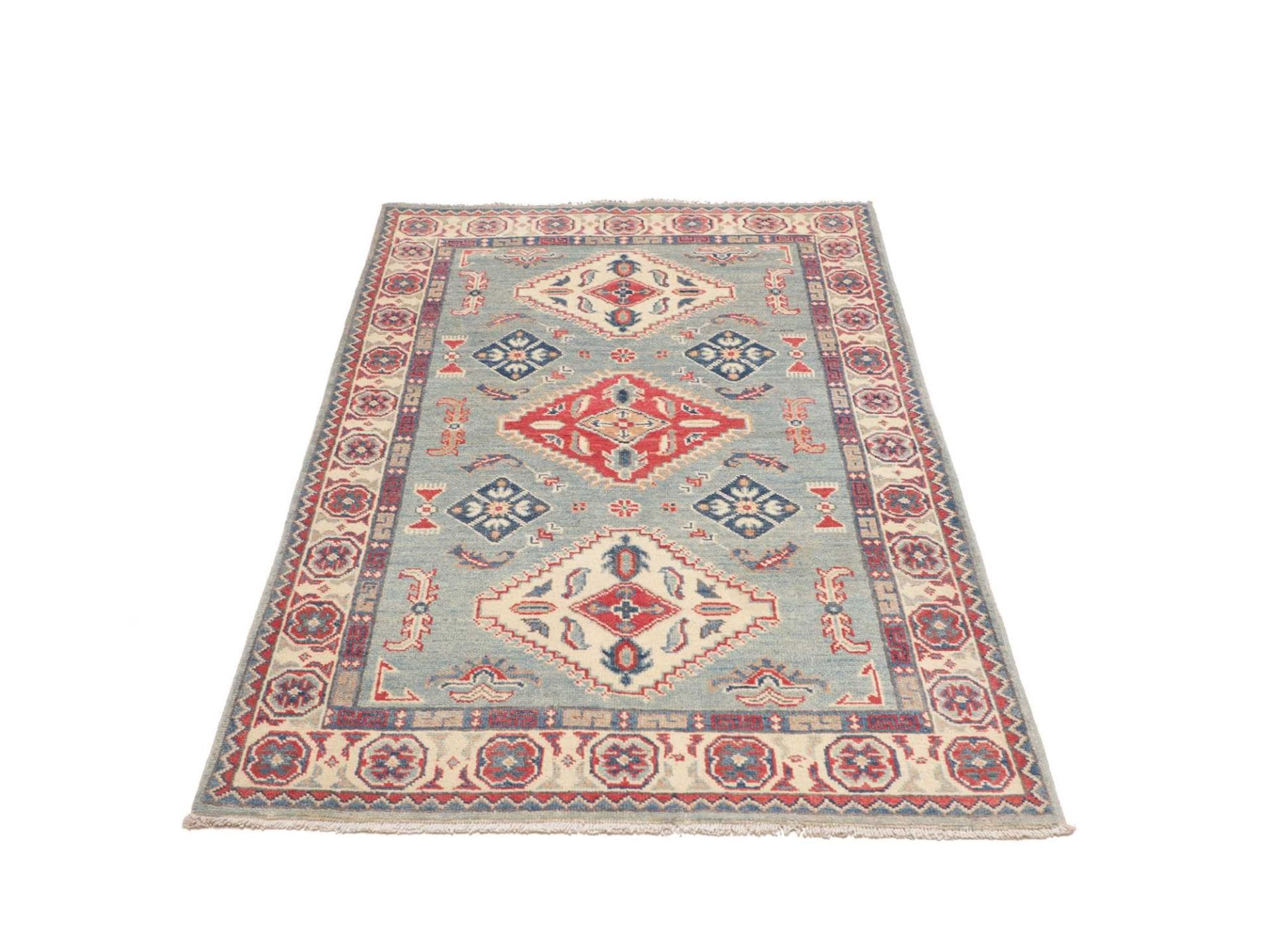 Kazak Orientteppich 103 × 149 cm aus Wolle, handgeknüpft