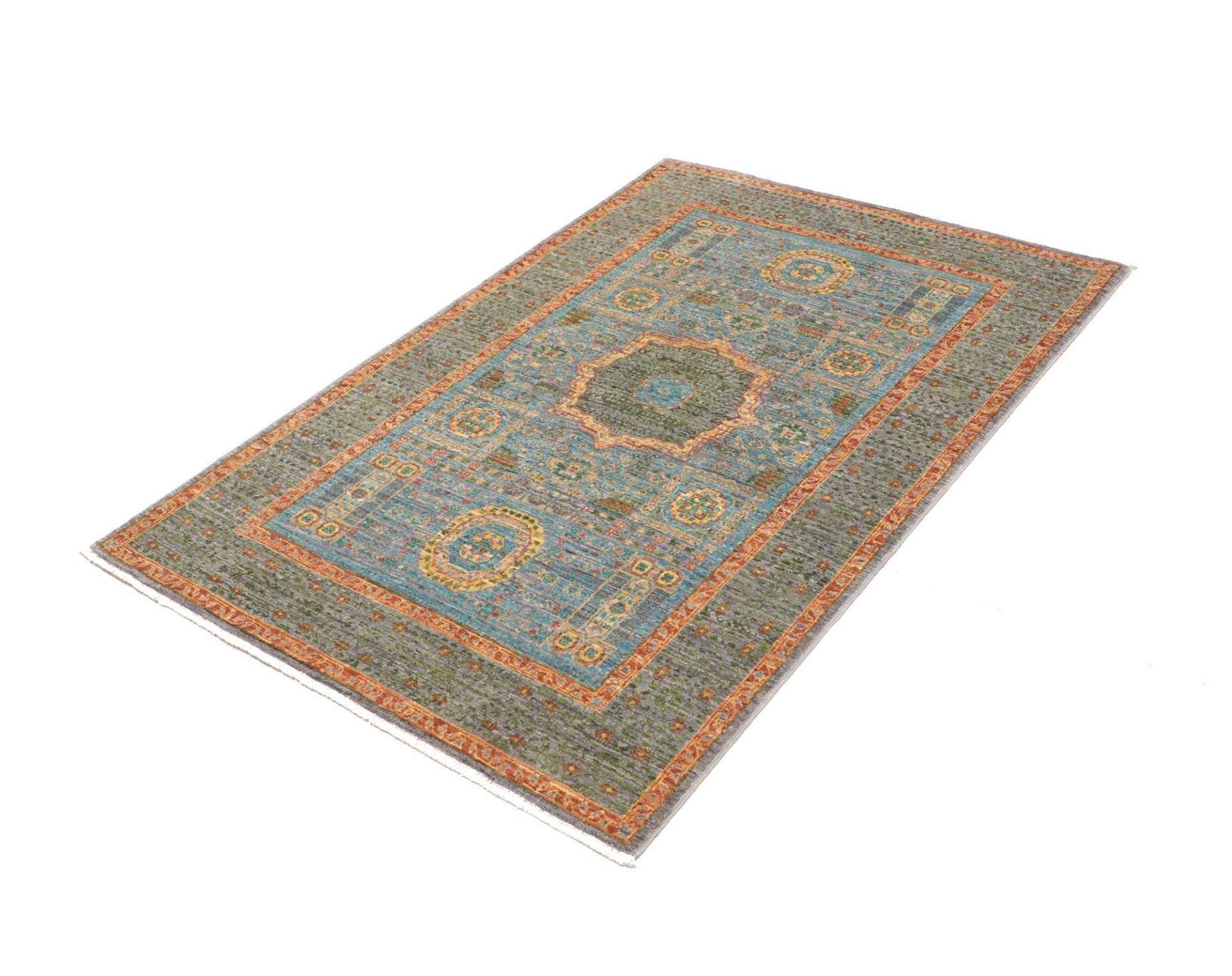 Handgeknüpfter Mamluk Orientteppich 103 × 146 cm