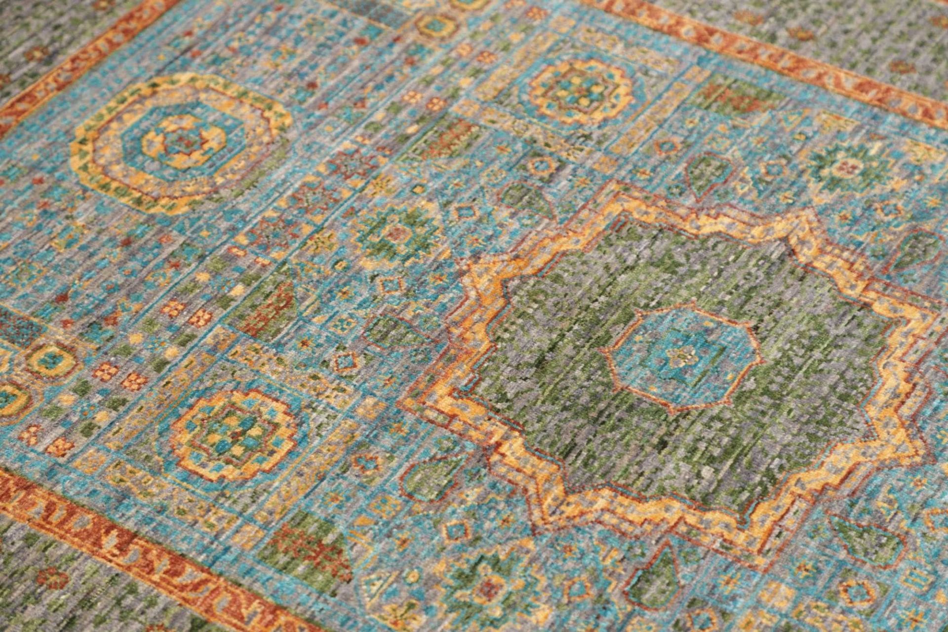 Handgeknüpfter Mamluk Orientteppich 103 × 146 cm