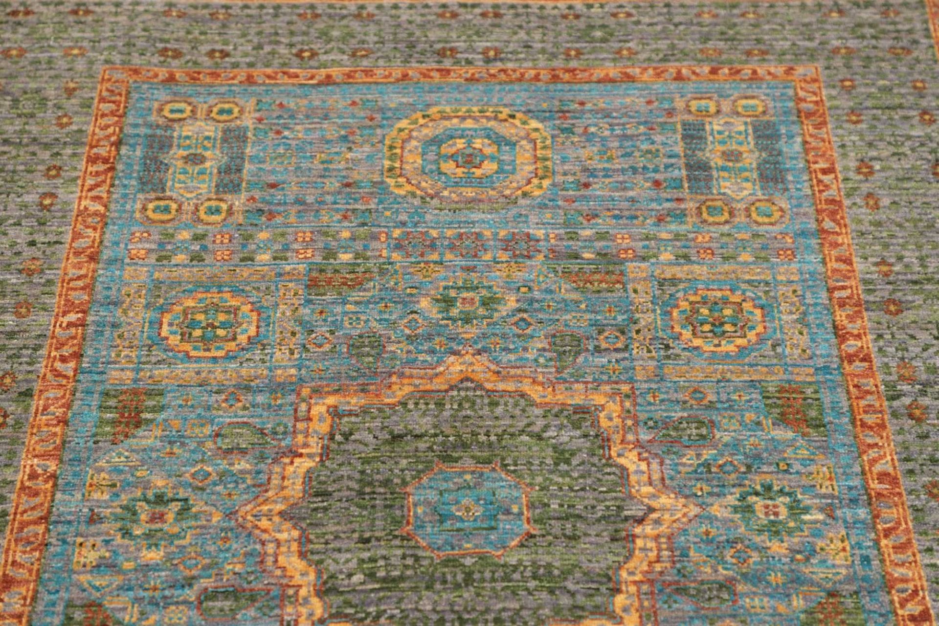 Handgeknüpfter Mamluk Orientteppich 103 × 146 cm