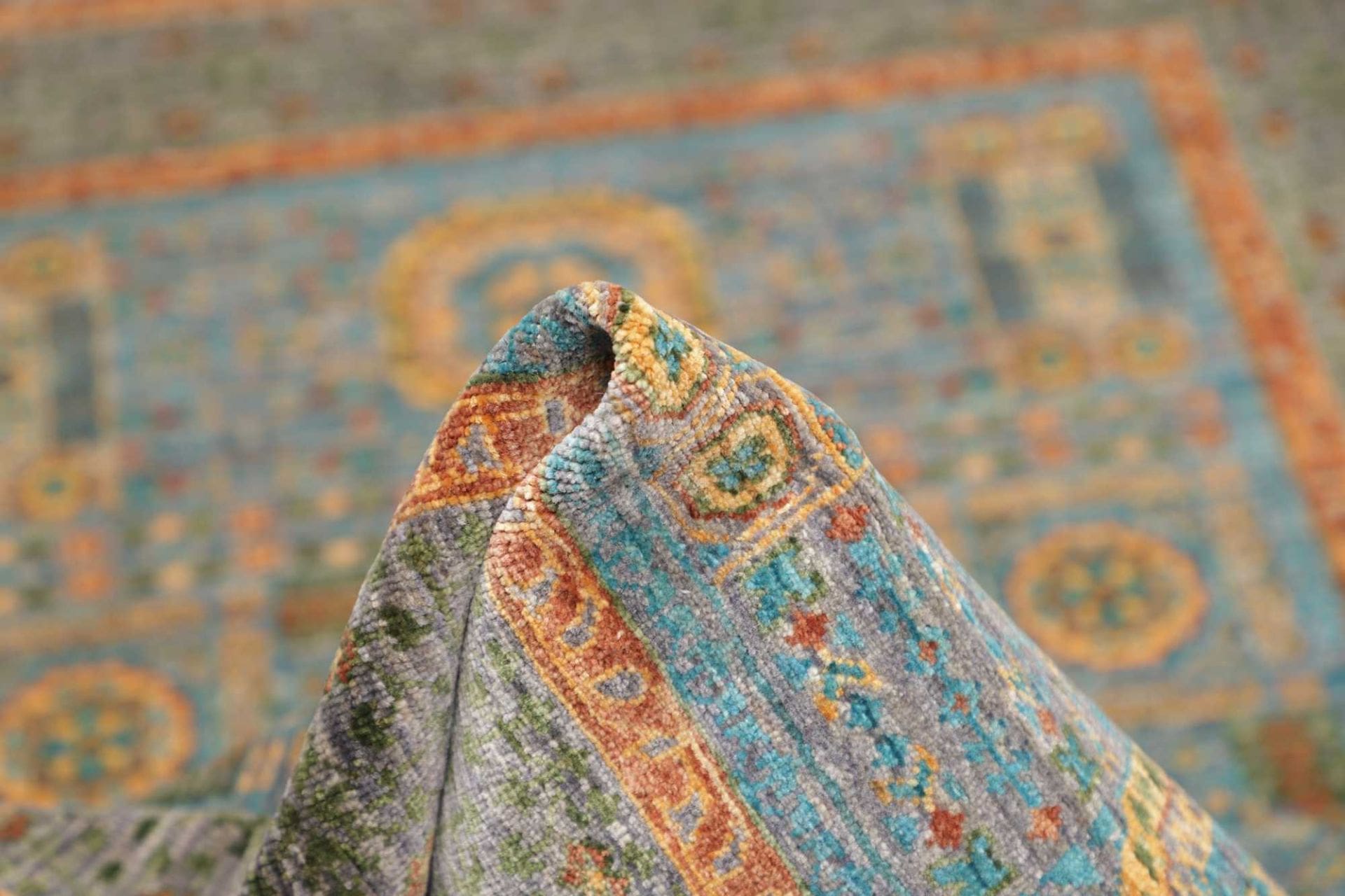 Handgeknüpfter Mamluk Orientteppich 103 × 146 cm