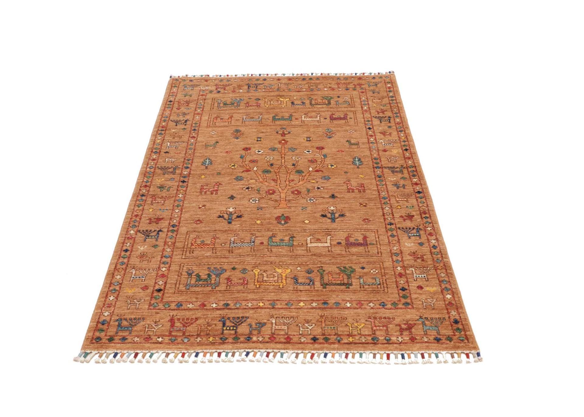 Handgeknüpfter Samarkand Orientteppich 102 × 152 cm