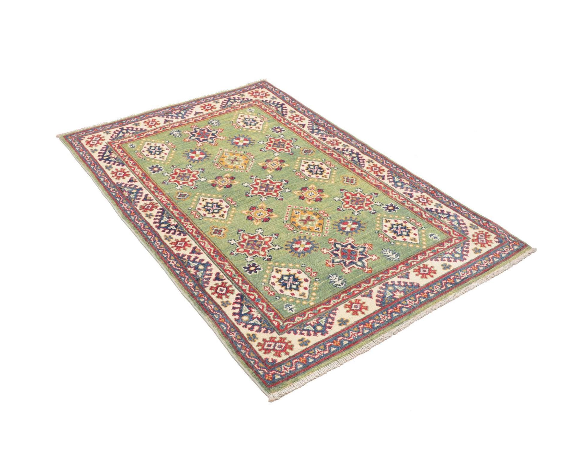 Handgeknüpfter Kazak Orientteppich, 103 × 149 cm, Wolle