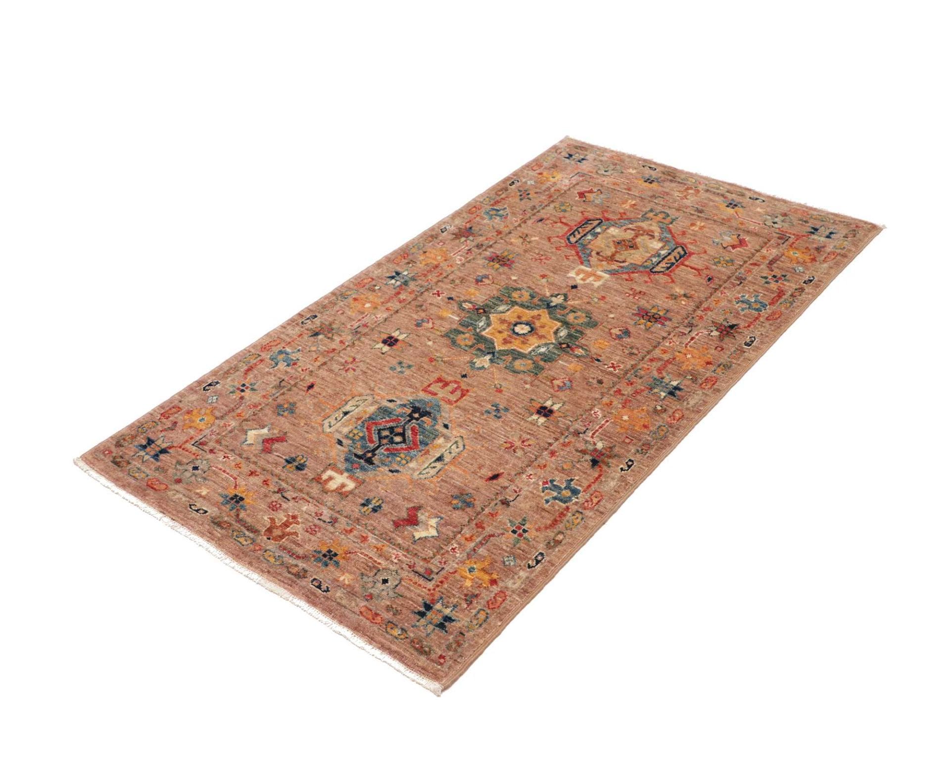 Handgeknüpfter Samarkand Orientteppich 82 × 135 cm