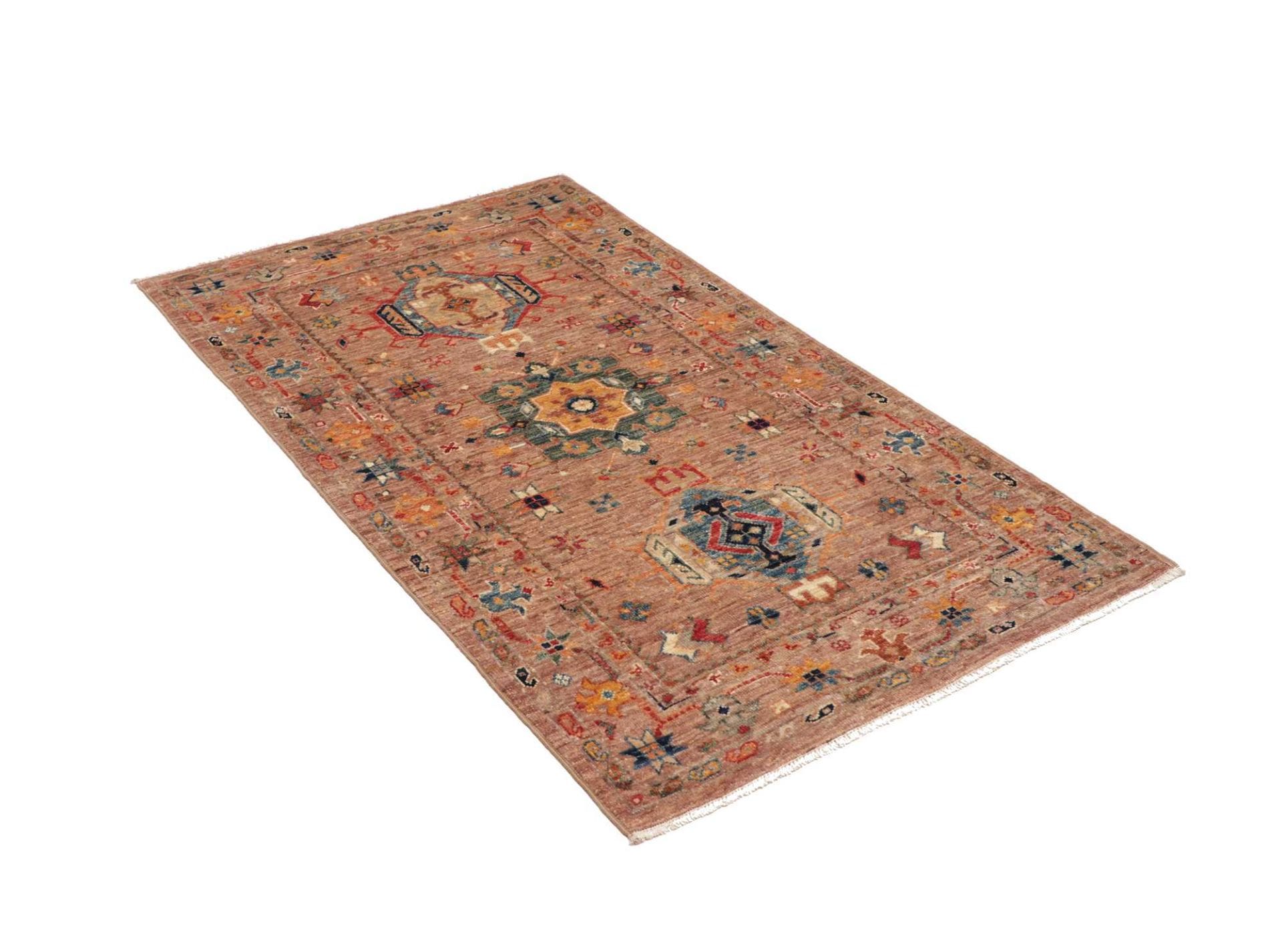 Handgeknüpfter Samarkand Orientteppich 82 × 135 cm