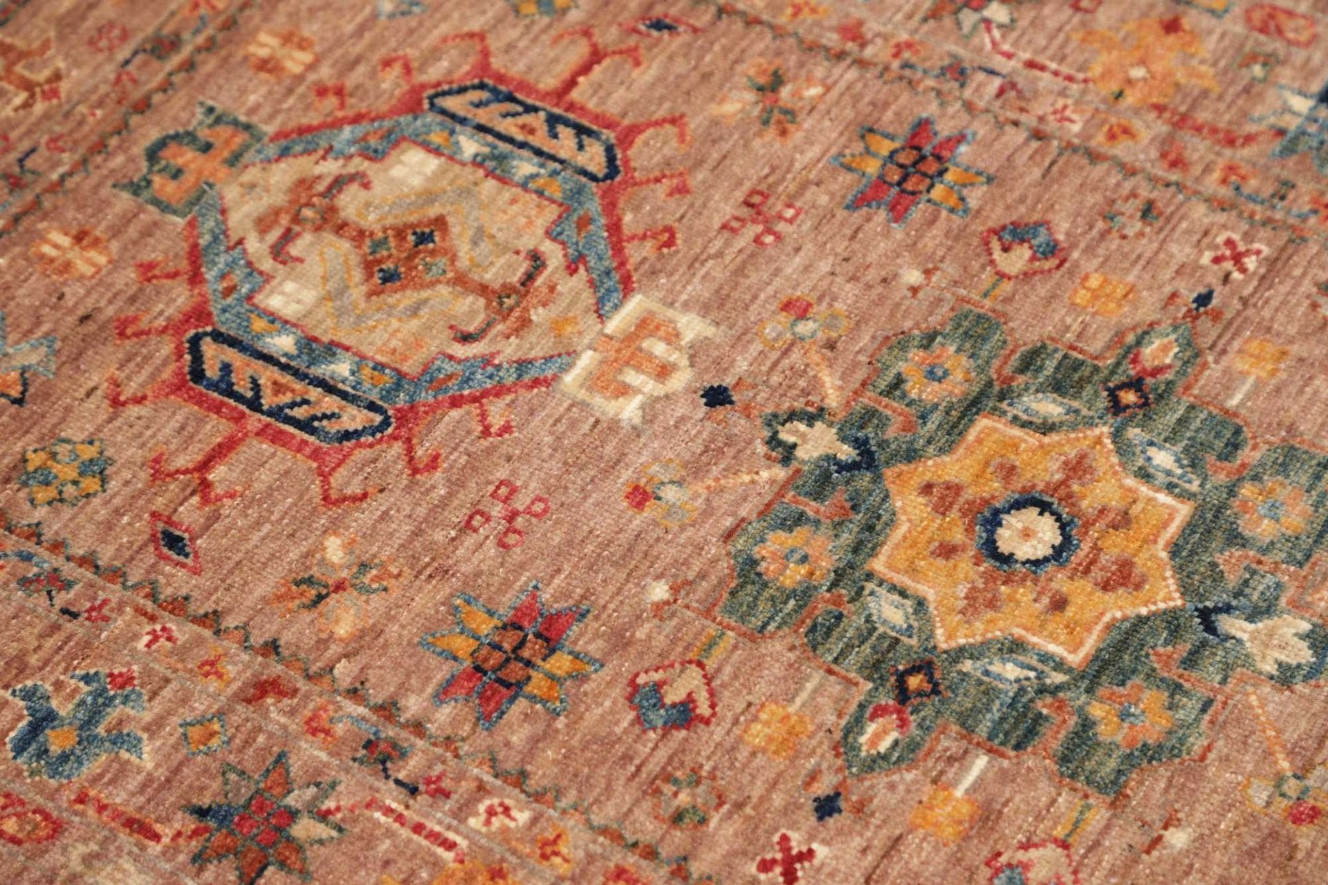 Handgeknüpfter Samarkand Orientteppich 82 × 135 cm