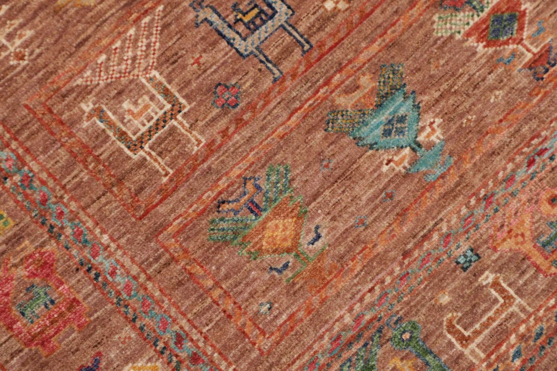 Handgeknüpfter Samarkand Orientteppich 101 × 149 cm