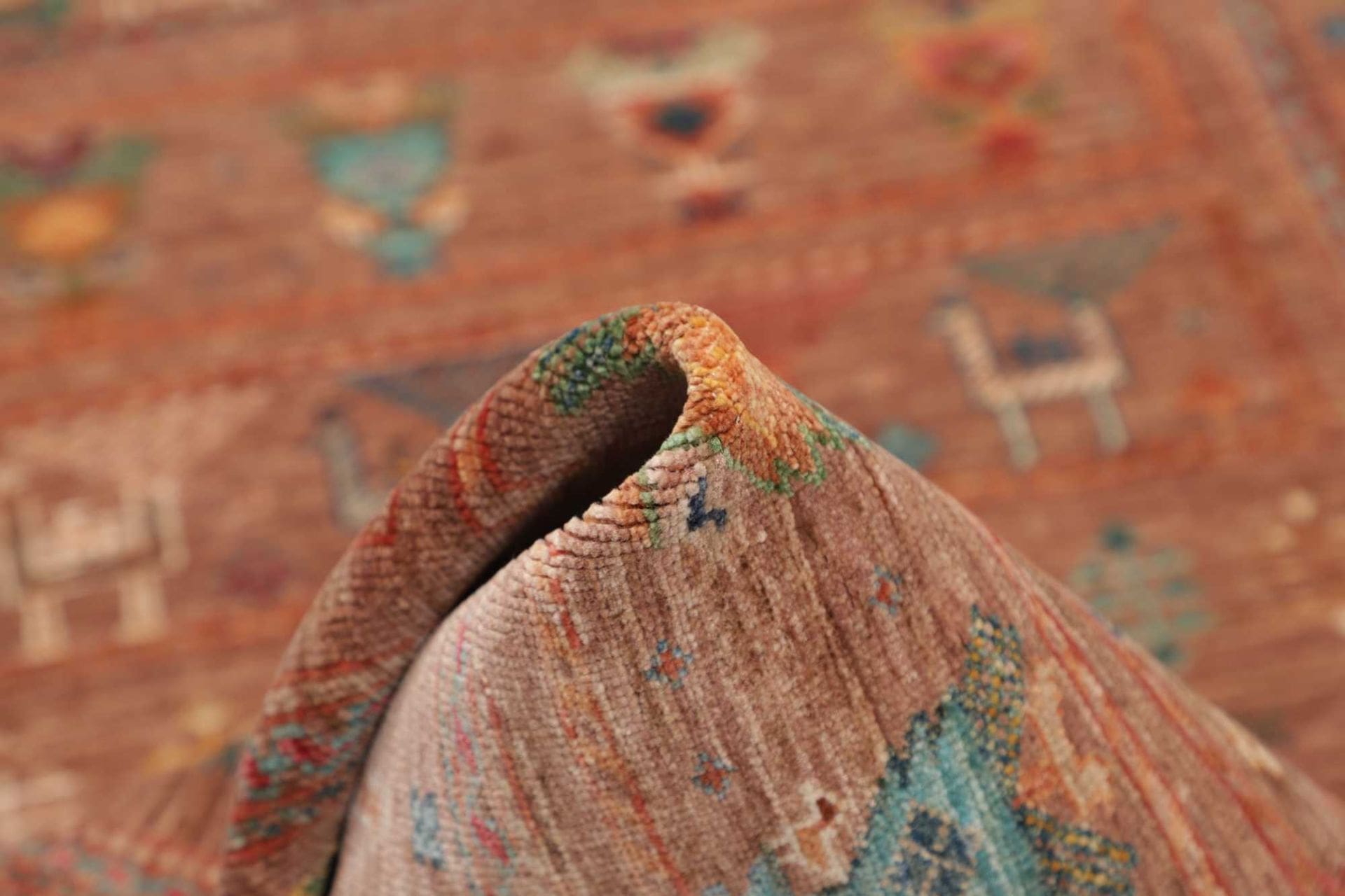 Handgeknüpfter Samarkand Orientteppich 101 × 149 cm