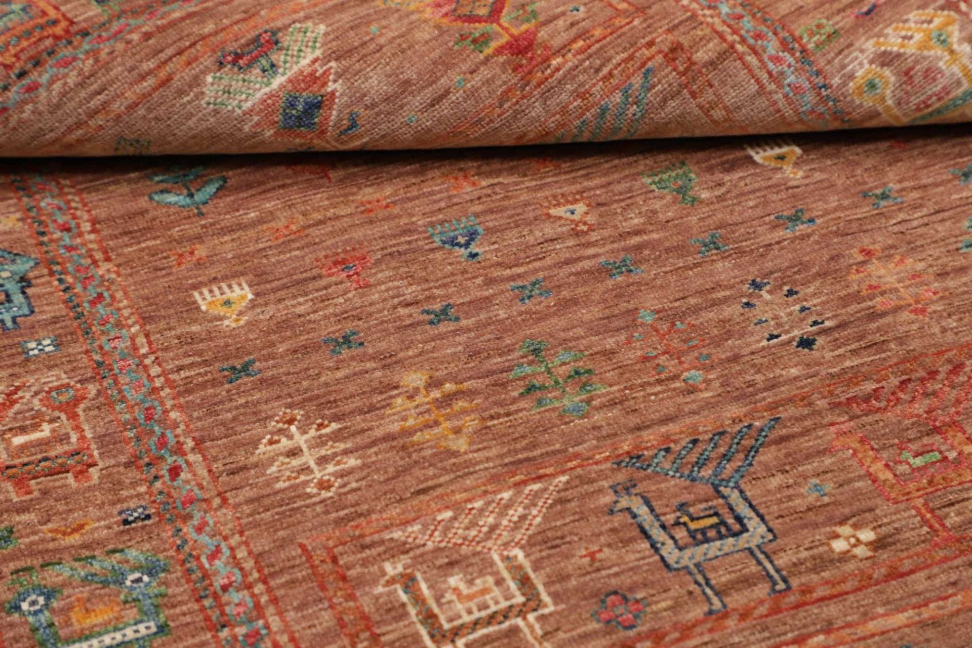 Handgeknüpfter Samarkand Orientteppich 101 × 149 cm
