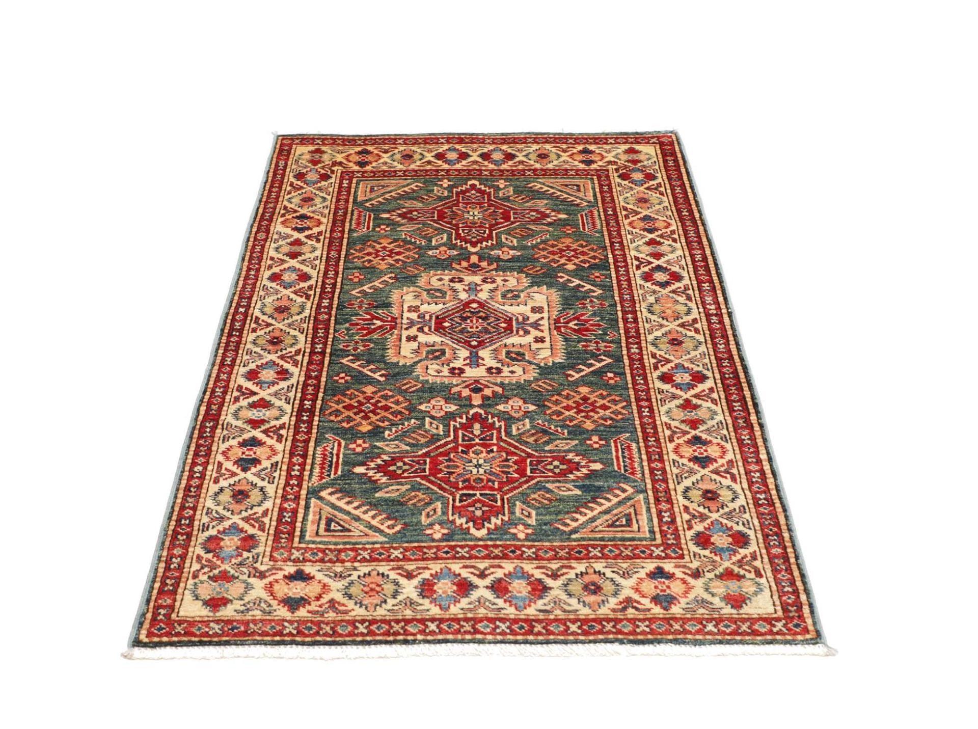 Kazak Orientteppich aus Pakistan, 95 × 140 cm