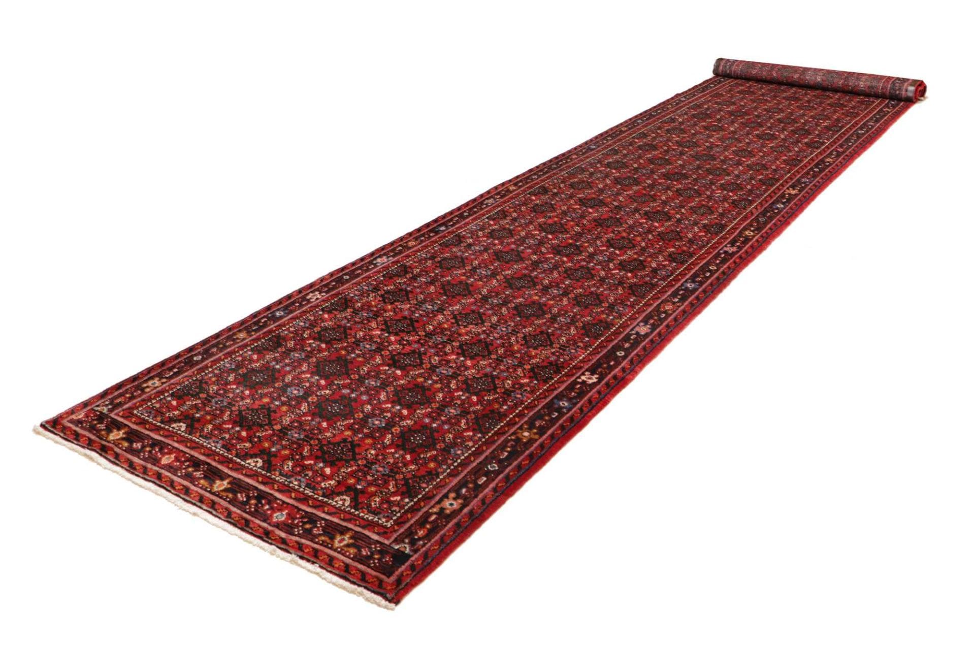Handgeknüpfter Hamadan Herati Perserteppich 123 × 510 cm