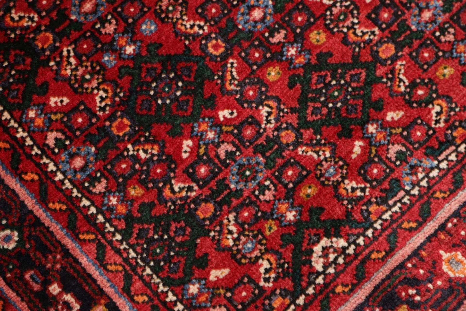 Handgeknüpfter Hamadan Herati Perserteppich 123 × 510 cm