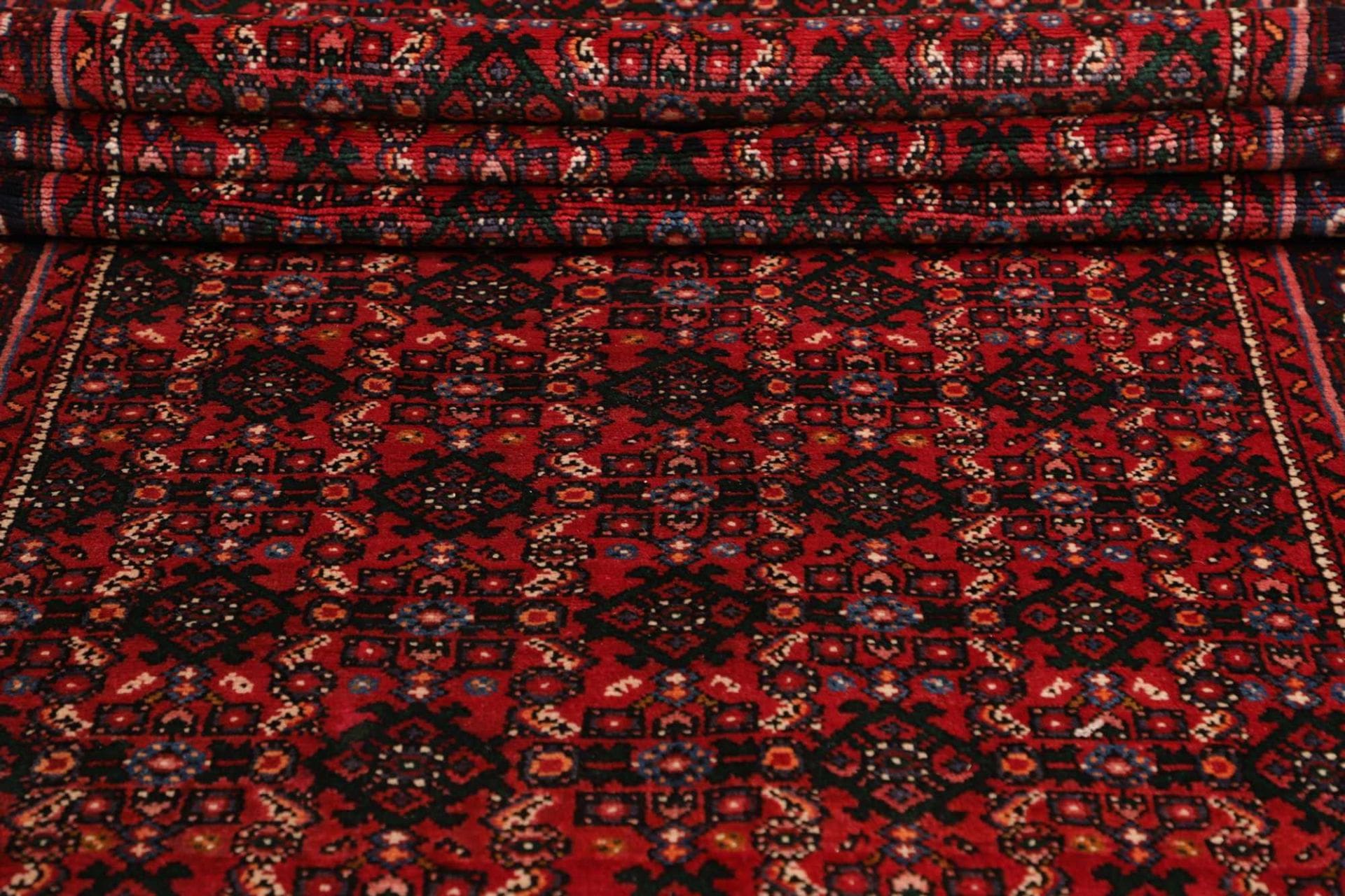 Handgeknüpfter Hamadan Herati Perserteppich 123 × 510 cm