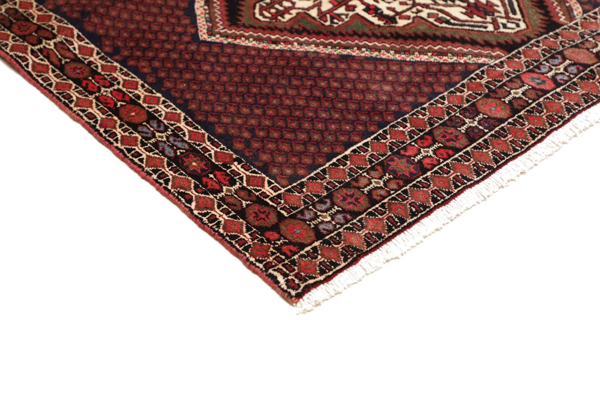 Shiraz Perserteppich 139 × 178 cm aus Wolle, handgeknüpft