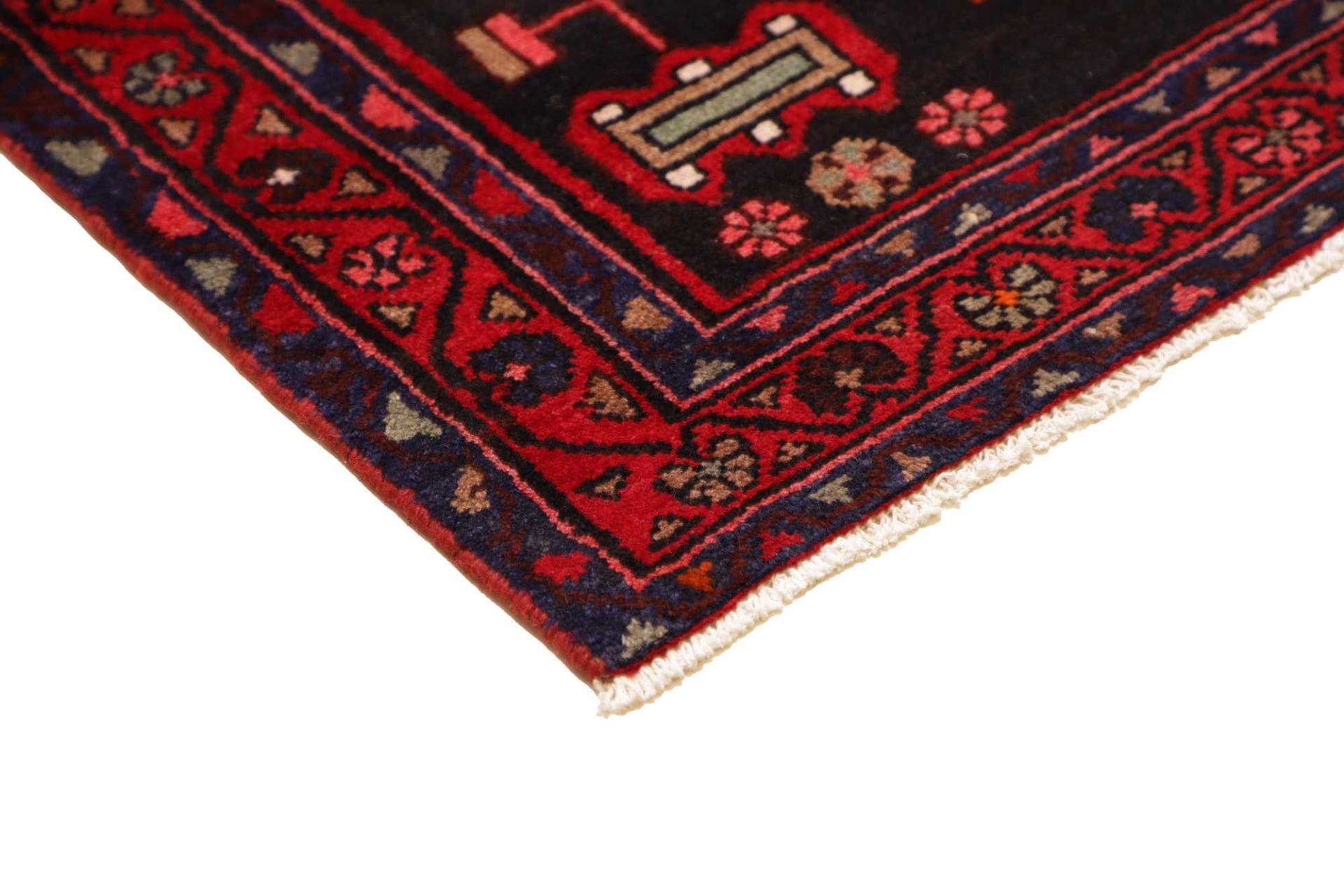 Handgeknüpfter Hamadan Herati Perserteppich, 107 × 395 cm, Wolle