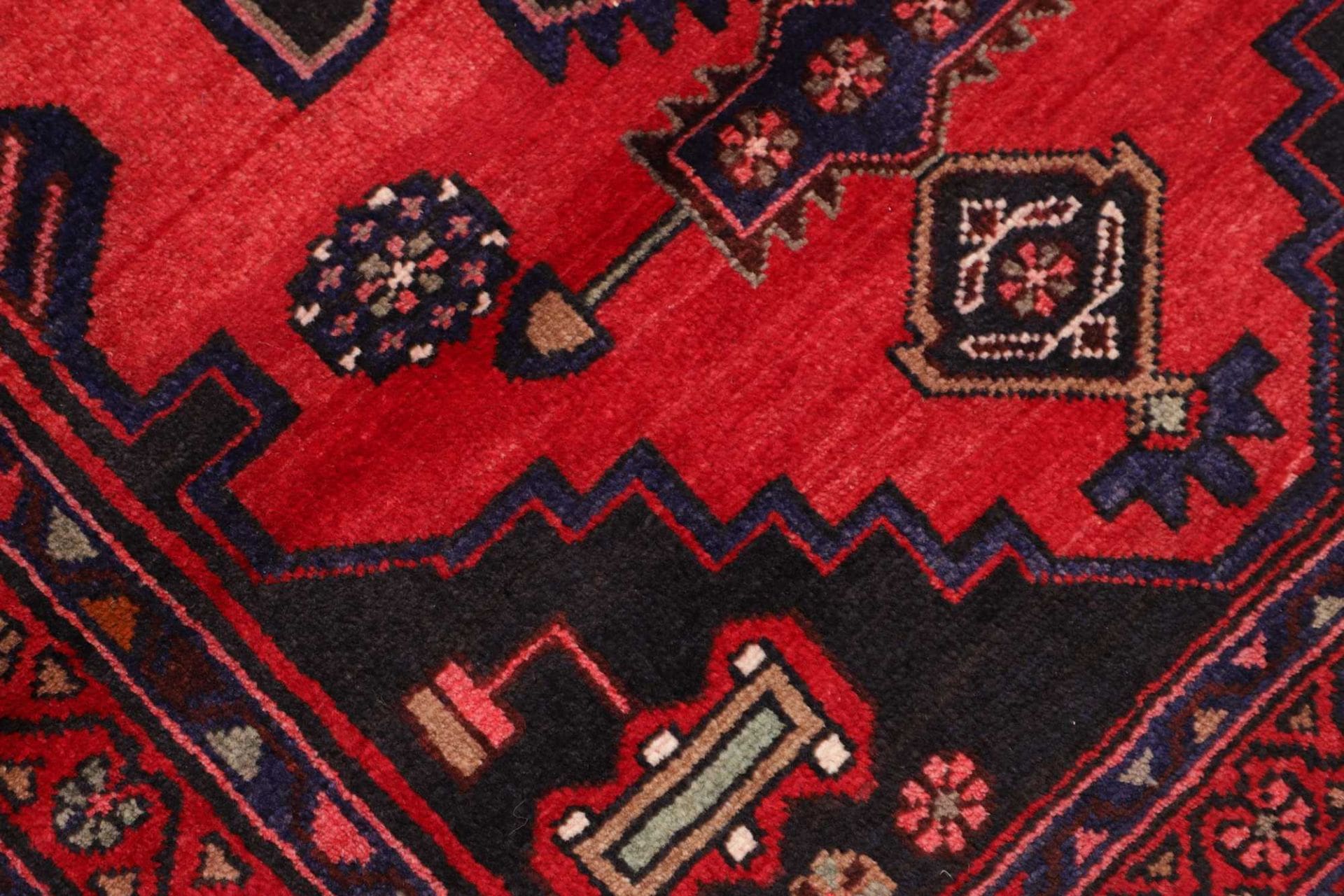 Handgeknüpfter Hamadan Herati Perserteppich, 107 × 395 cm, Wolle