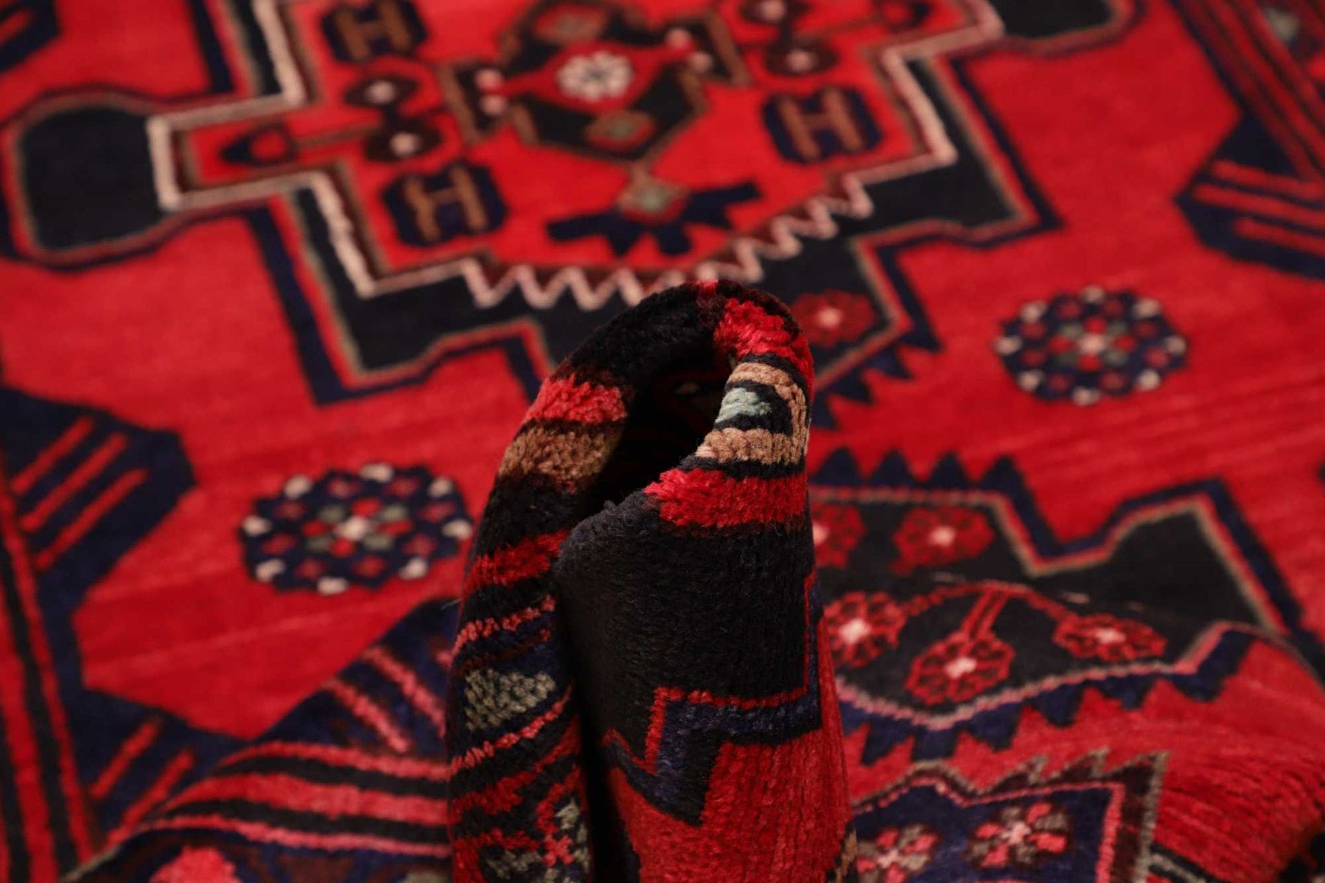Handgeknüpfter Hamadan Herati Perserteppich, 107 × 395 cm, Wolle