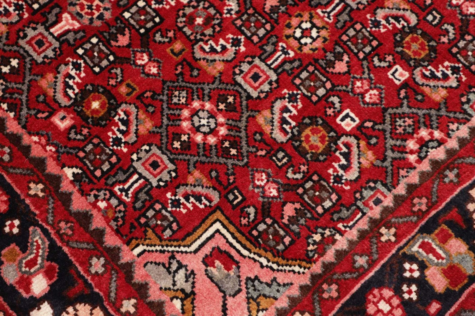 Handgeknüpfter Hamadan Herati Perserteppich, 119 × 392 cm, Wolle