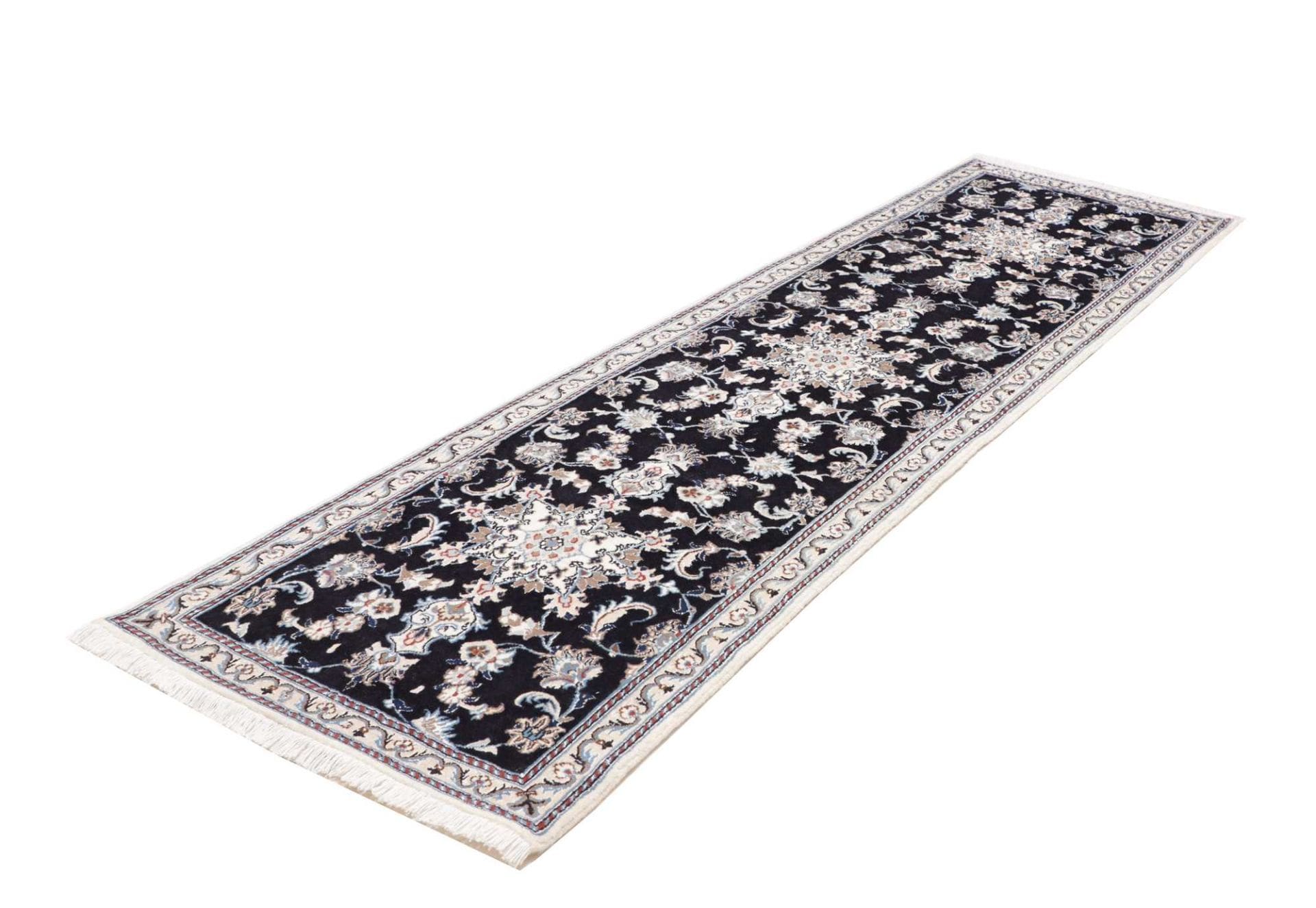 Handgeknüpfter Nain Perserteppich 83 × 287 cm