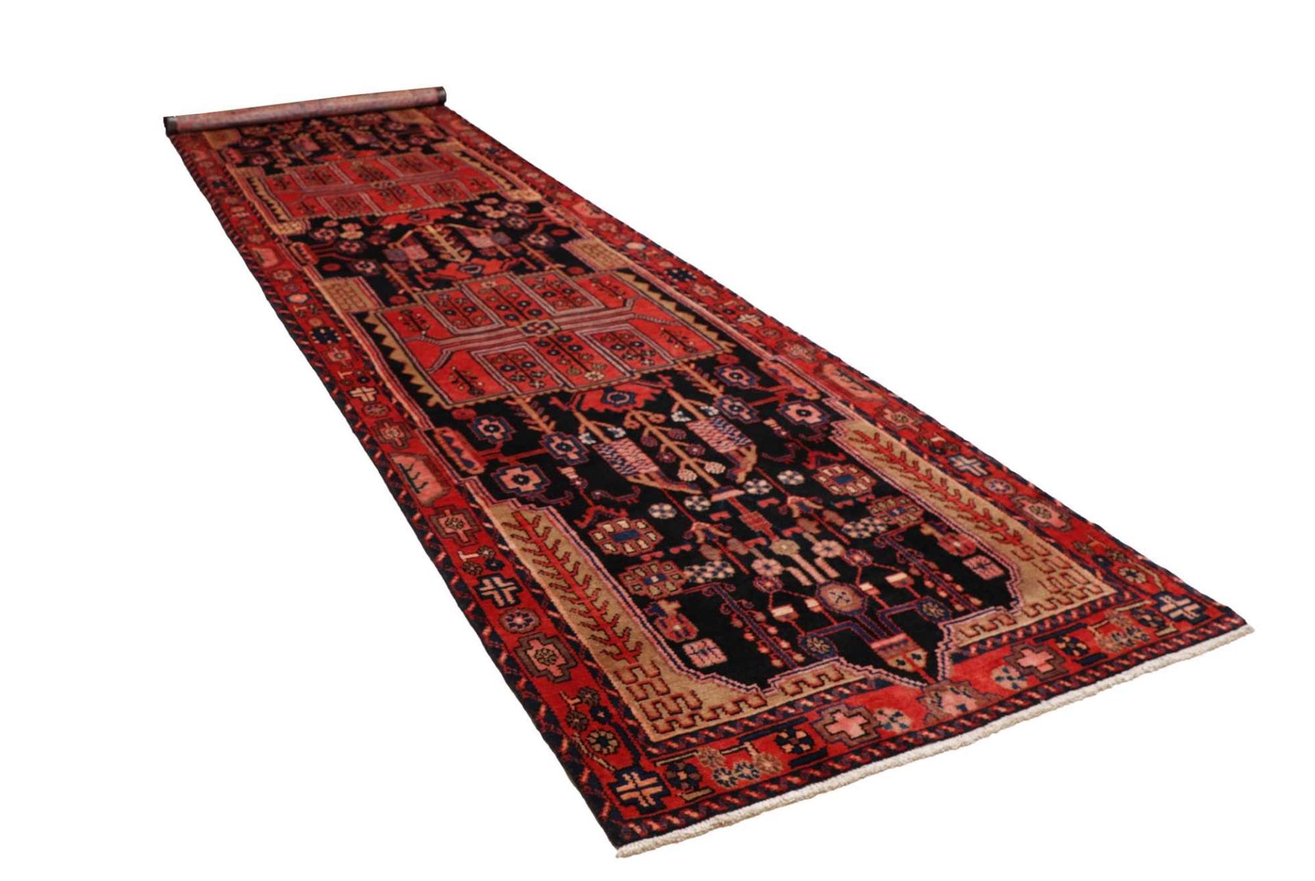 Hamadan Perserteppich aus Iran, 123 × 460 cm