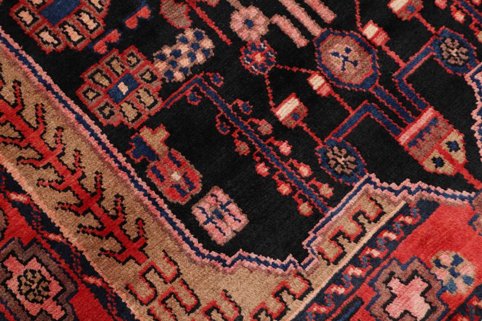 Hamadan Perserteppich aus Iran, 123 × 460 cm