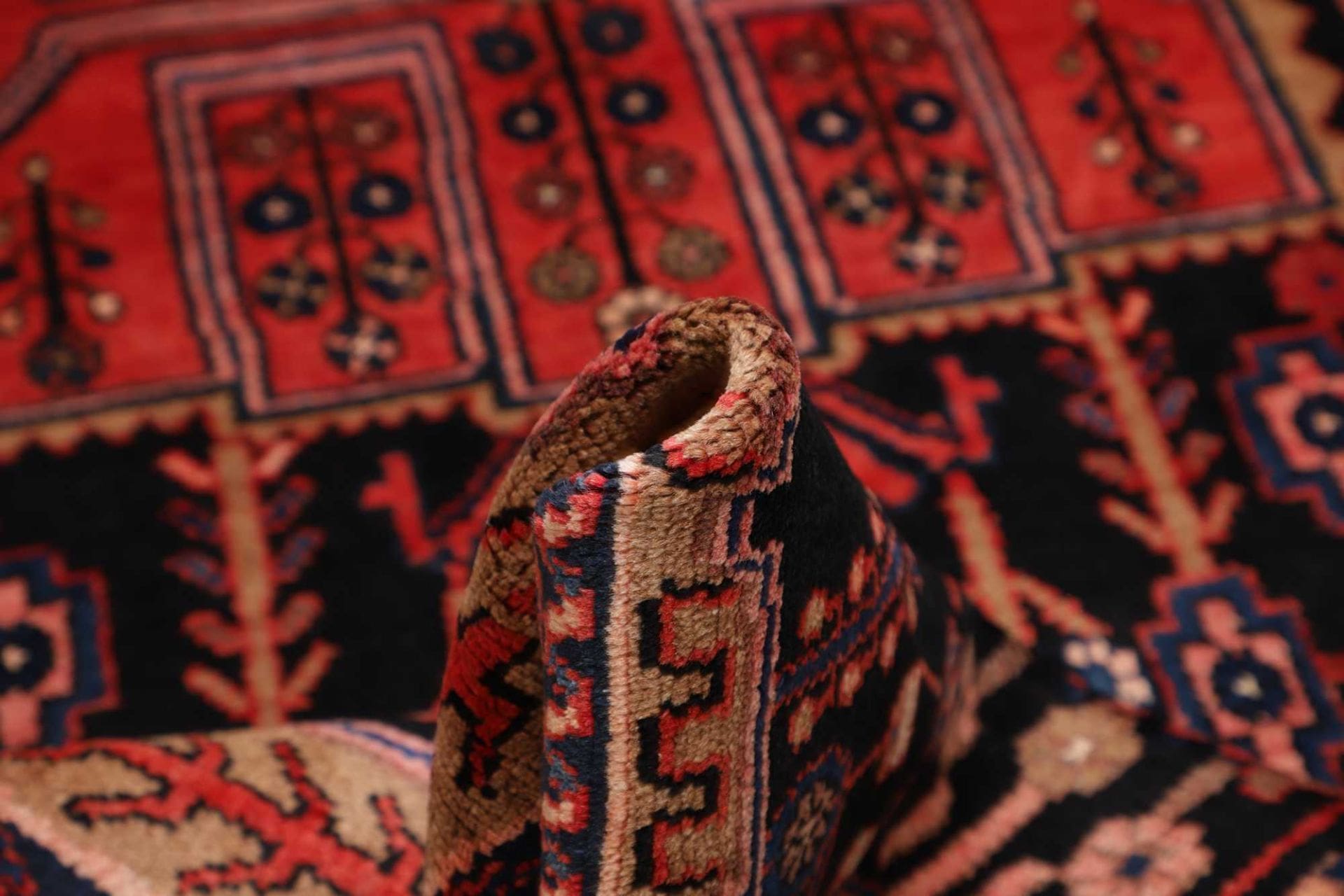 Hamadan Perserteppich aus Iran, 123 × 460 cm
