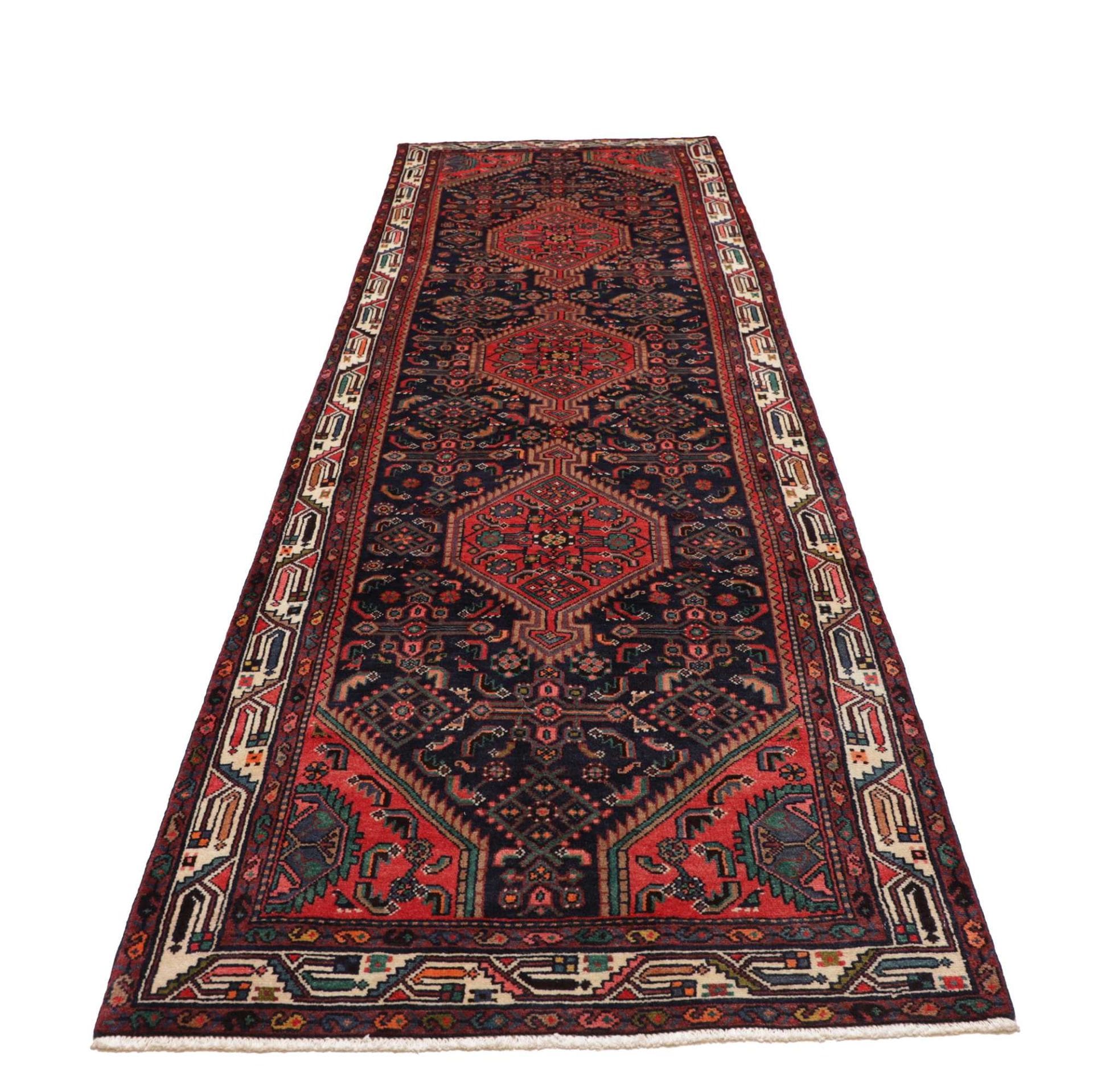 Hamadan Herati Perserteppich aus Iran, 113 × 360 cm