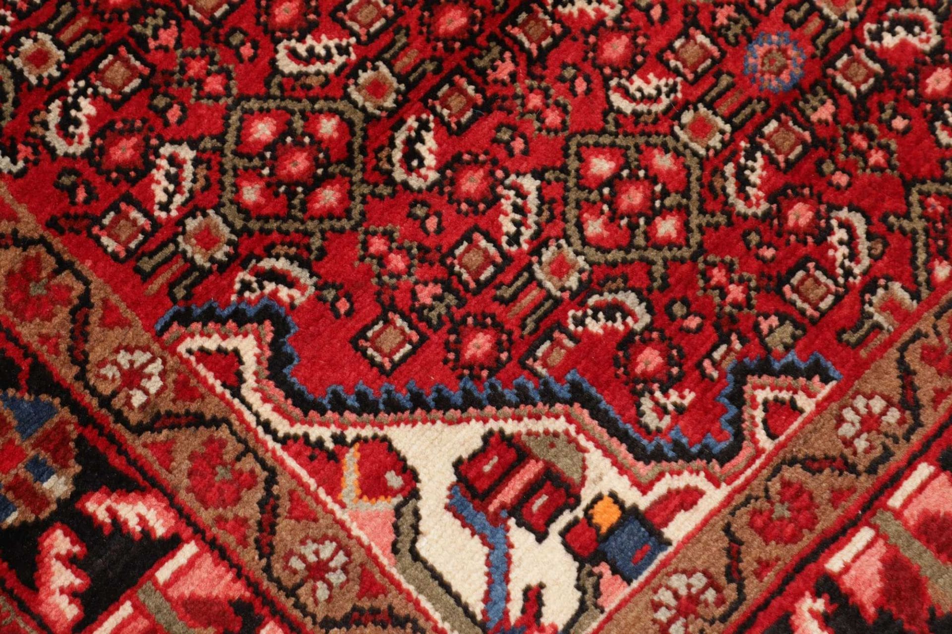 Handgeknüpfter Hamadan Herati Perserteppich 120 × 412 cm