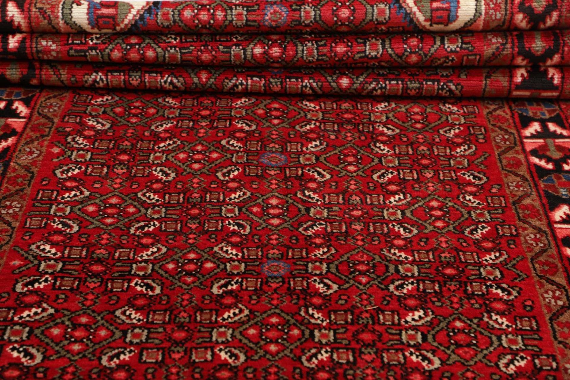 Handgeknüpfter Hamadan Herati Perserteppich 120 × 412 cm