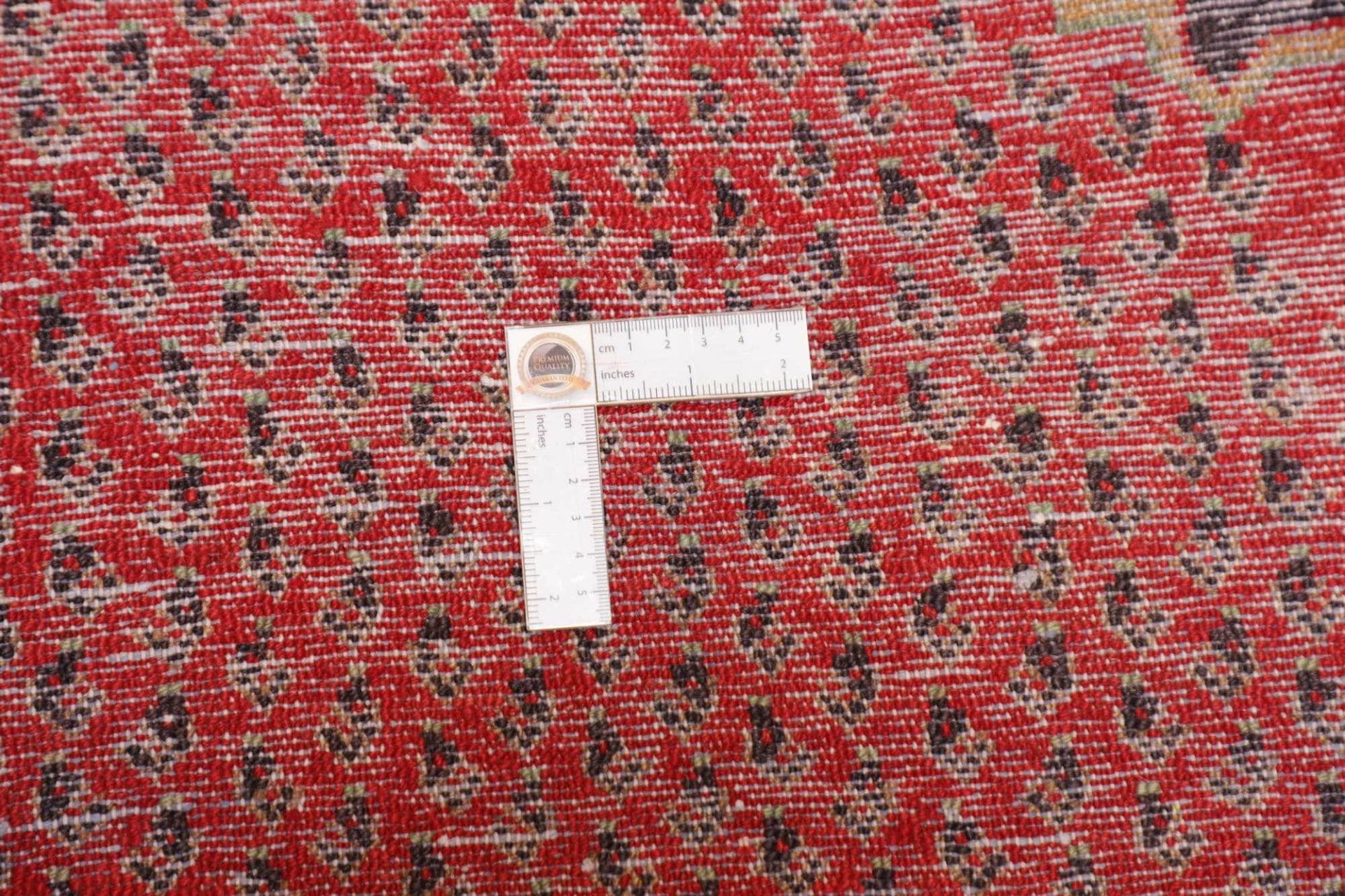 hamadan-teppich-133-x-500-cm-herati-muster-handgeknupft-perserteppich-8 Handgeknüpfter Hamadan Herati Perserteppich 133 × 500 cm
