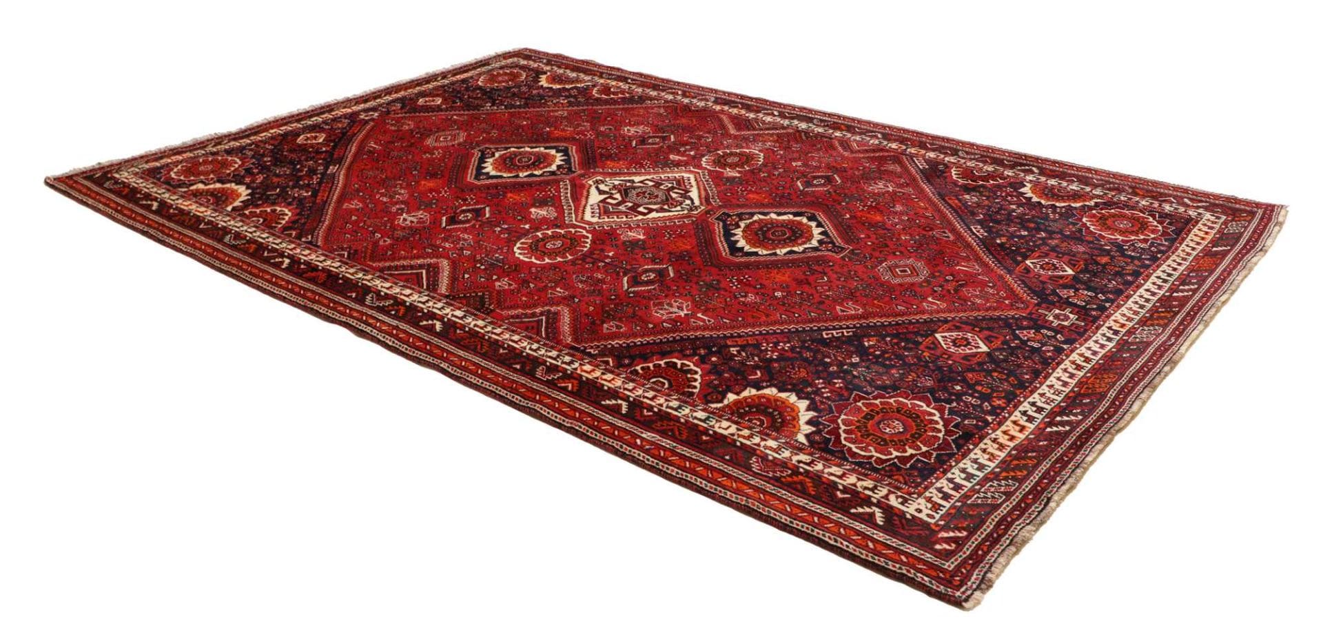 Handgeknüpfter Shiraz Perserteppich 226 × 330 cm