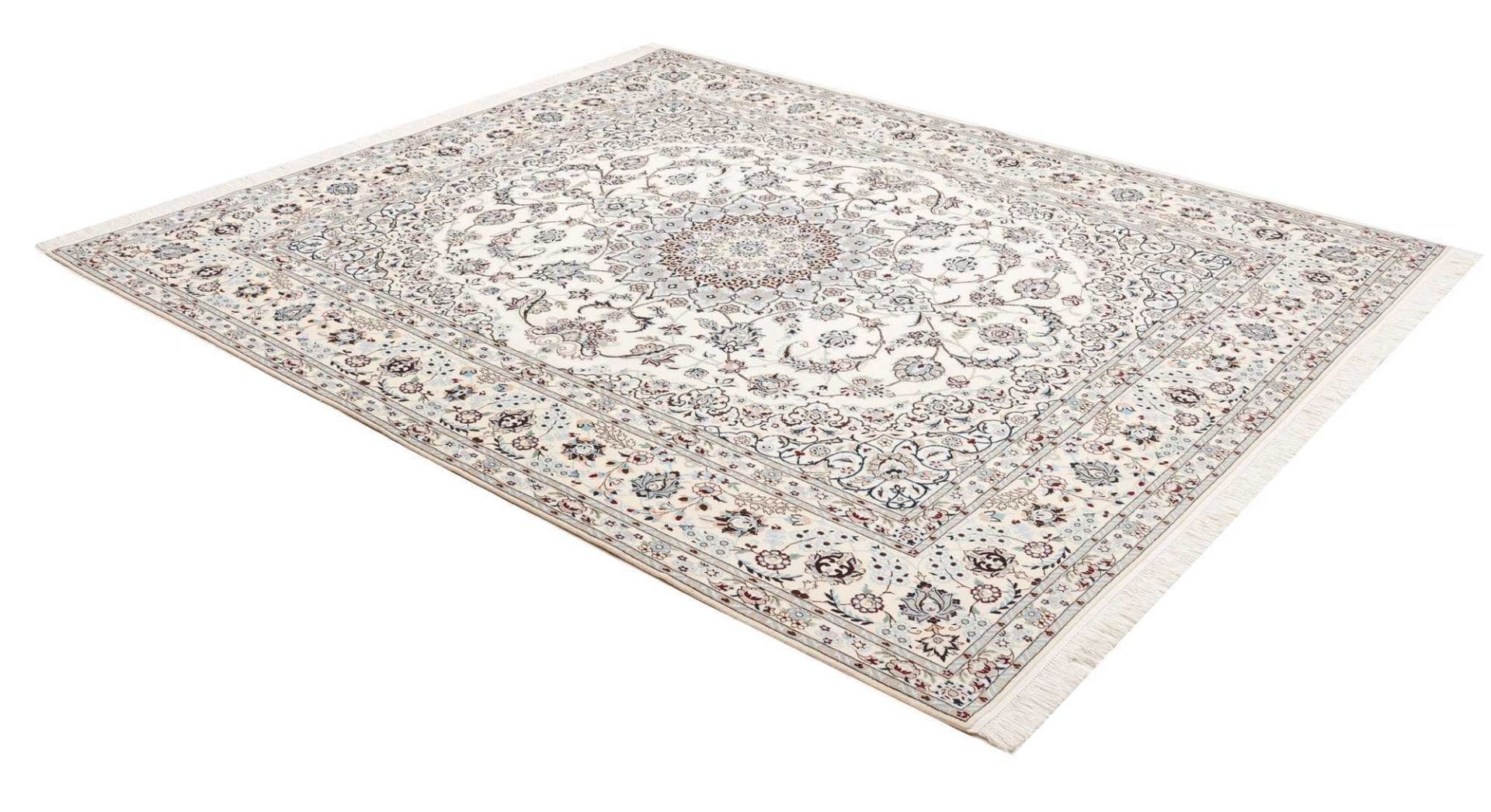 nain-teppich-6la-213-x-251-cm-handgeknupft-exklusives-design-2 Nain Perserteppich 213 × 251 cm aus Wolle, handgeknüpft