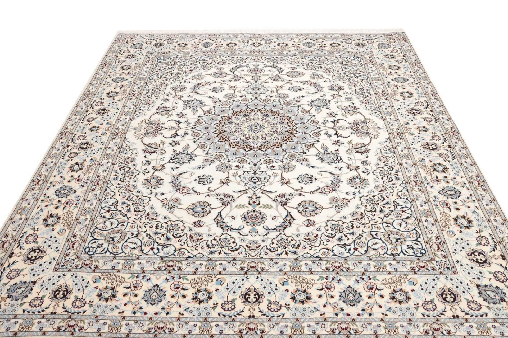 nain-teppich-6la-213-x-251-cm-handgeknupft-exklusives-design-3 Nain Perserteppich 213 × 251 cm aus Wolle, handgeknüpft