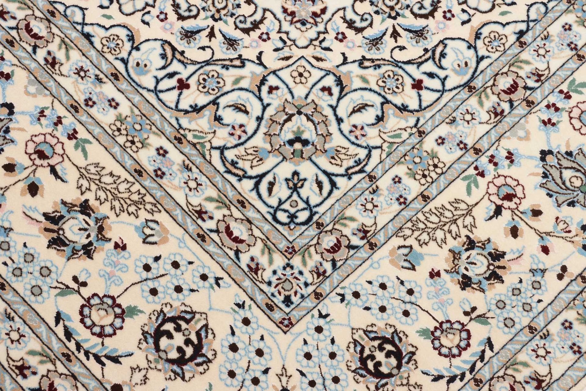 nain-teppich-6la-213-x-251-cm-handgeknupft-exklusives-design-5 Nain Perserteppich 213 × 251 cm aus Wolle, handgeknüpft