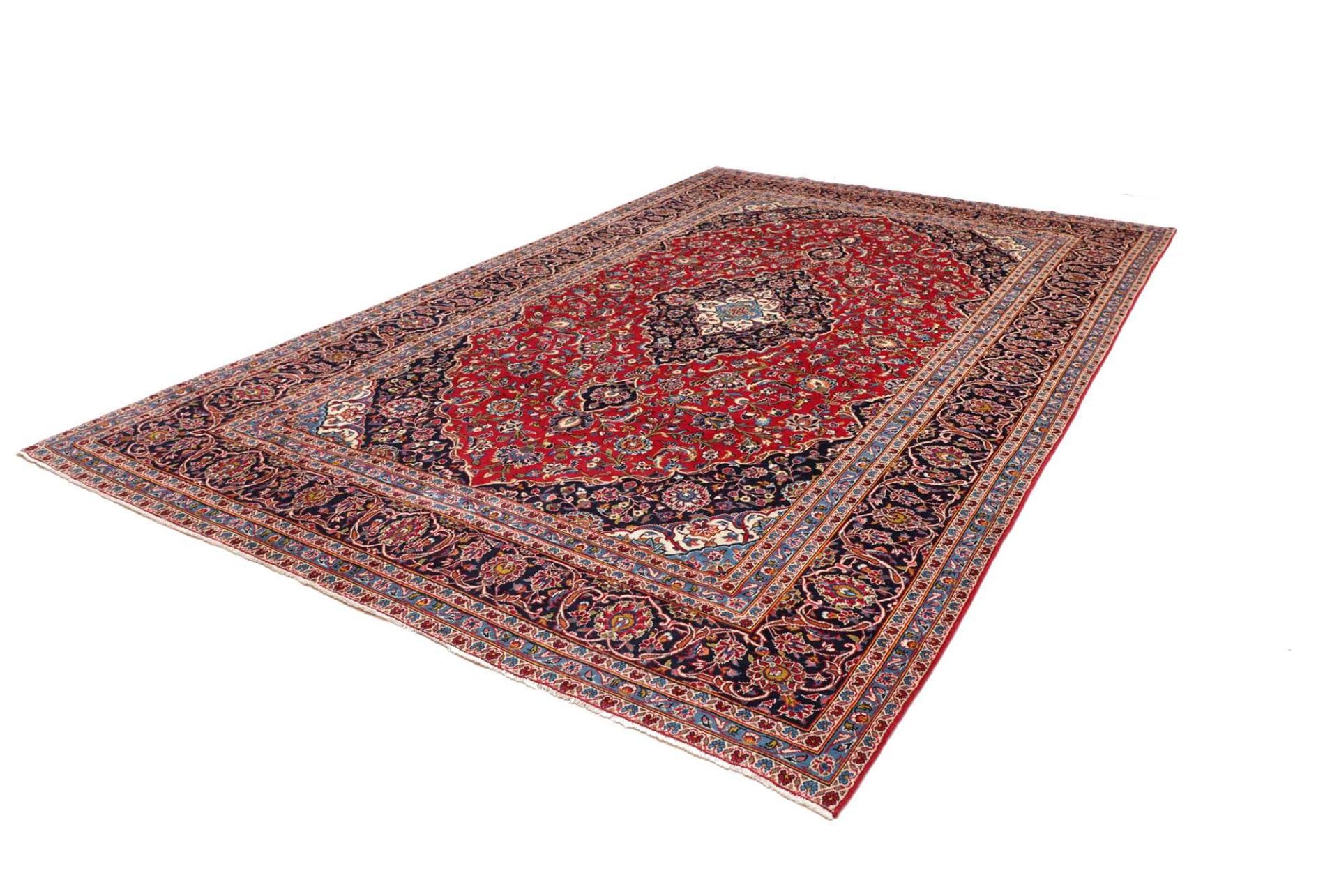 Kashan Perserteppich aus Iran, 248 × 387 cm