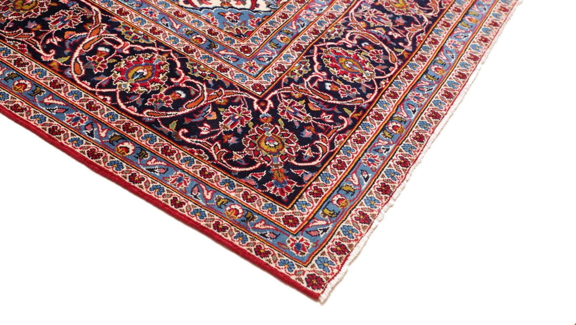 Kashan Perserteppich aus Iran, 248 × 387 cm