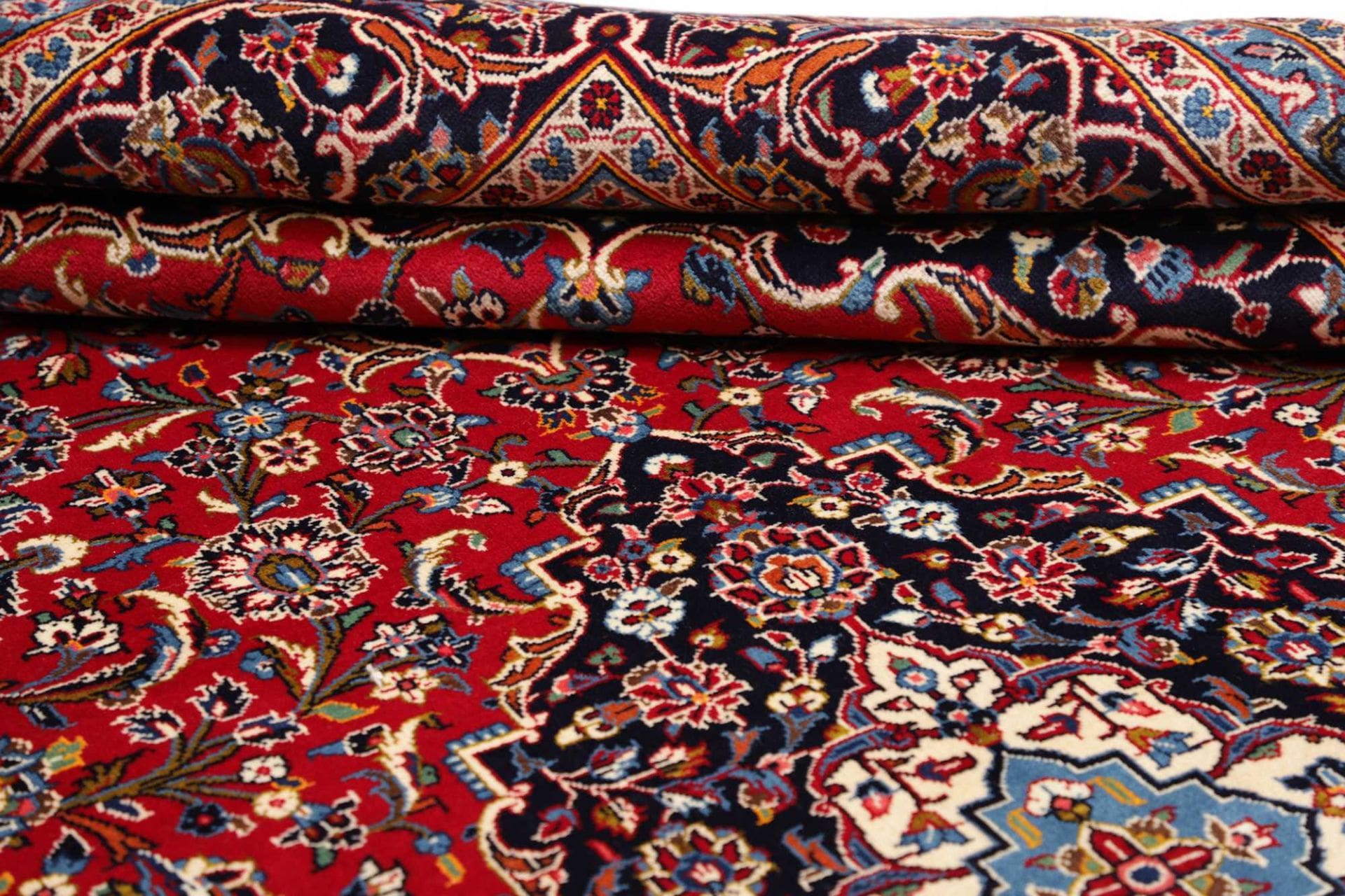Kashan Perserteppich aus Iran, 248 × 387 cm