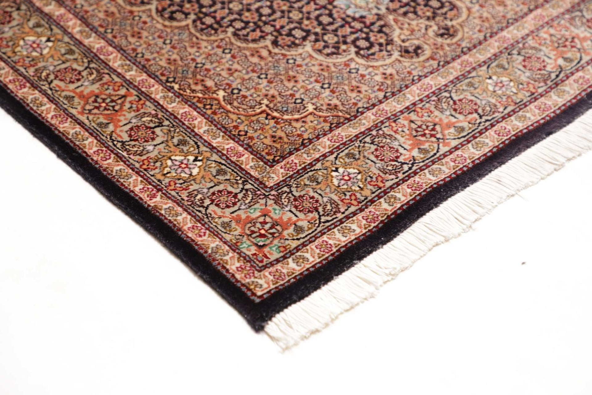 Handgeknüpfter Täbriz Perserteppich 88 × 252 cm