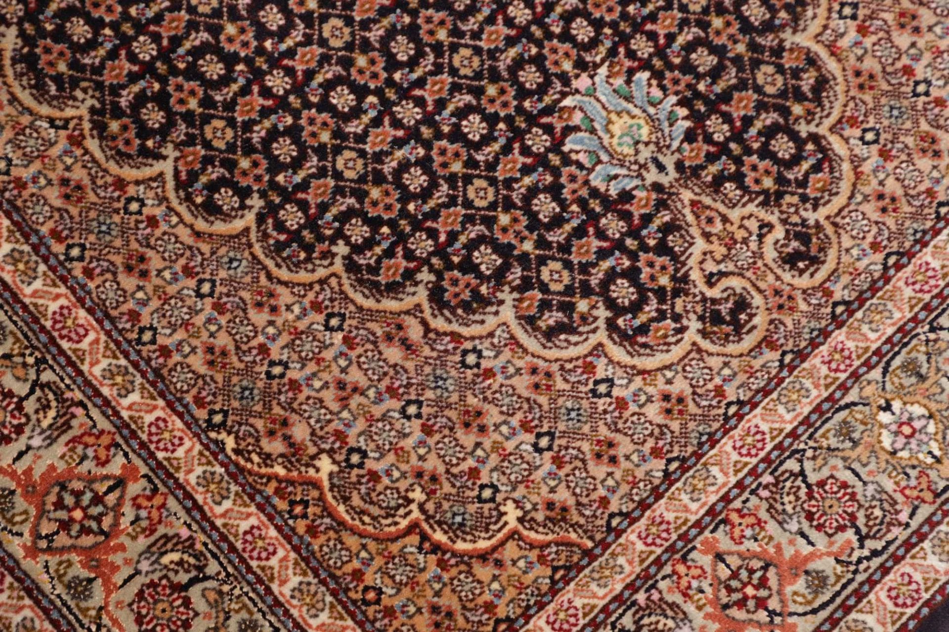 Handgeknüpfter Täbriz Perserteppich 88 × 252 cm