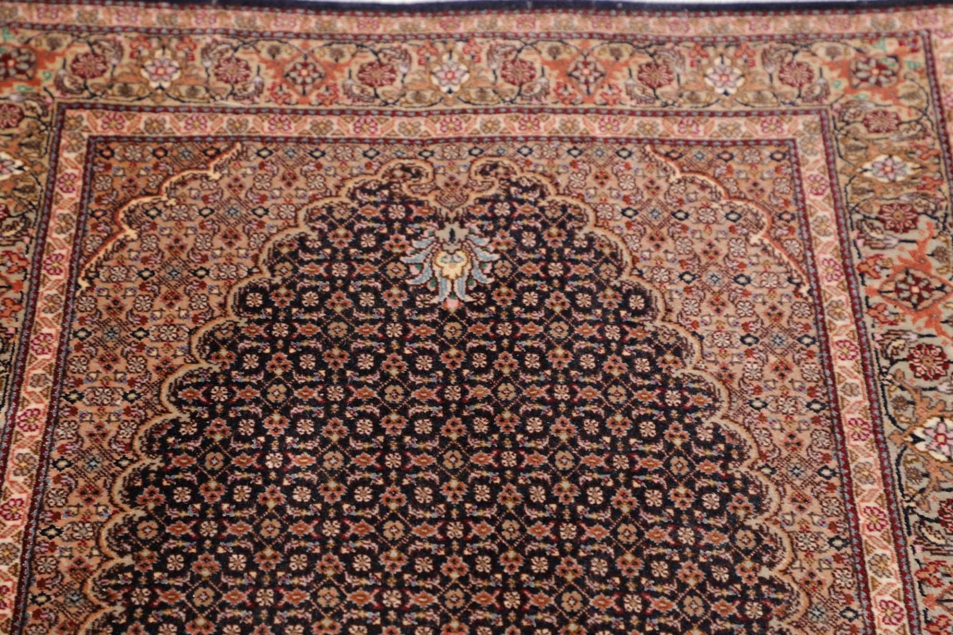 Handgeknüpfter Täbriz Perserteppich 88 × 252 cm