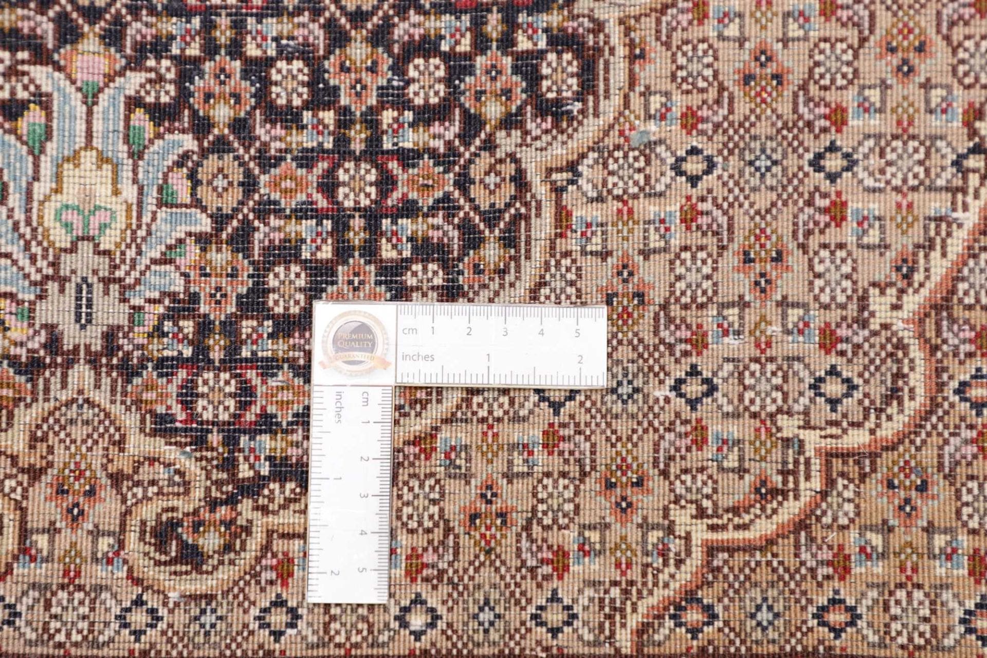 Handgeknüpfter Täbriz Perserteppich 88 × 252 cm