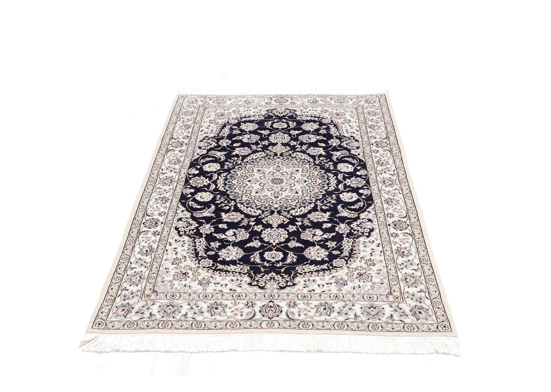 exklusiver-nain-teppich-106-x-152-cm-schurwolle-handgeknupft-3 Handgeknüpfter Nain Perserteppich 106 × 152 cm