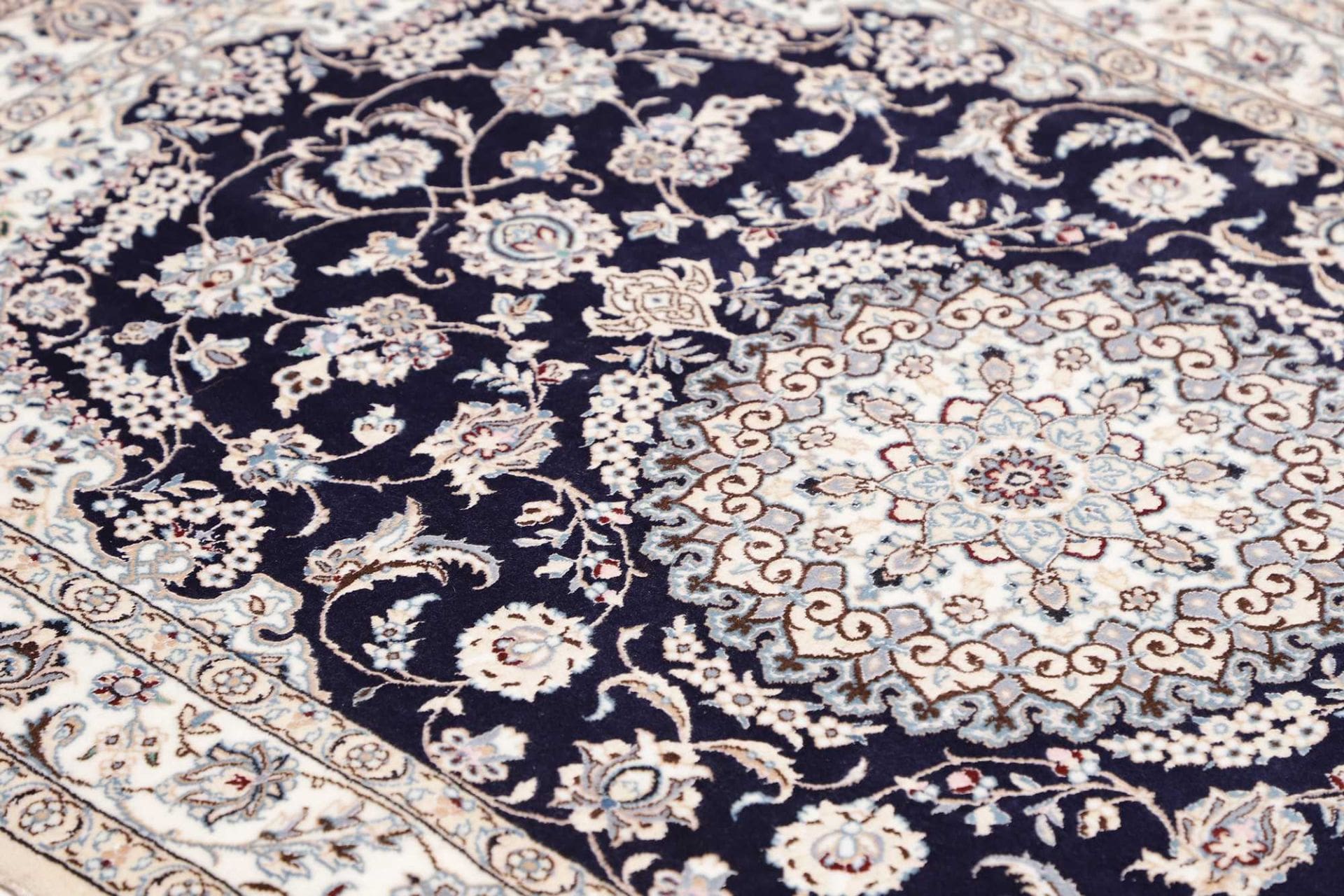 exklusiver-nain-teppich-106-x-152-cm-schurwolle-handgeknupft-6 Handgeknüpfter Nain Perserteppich 106 × 152 cm