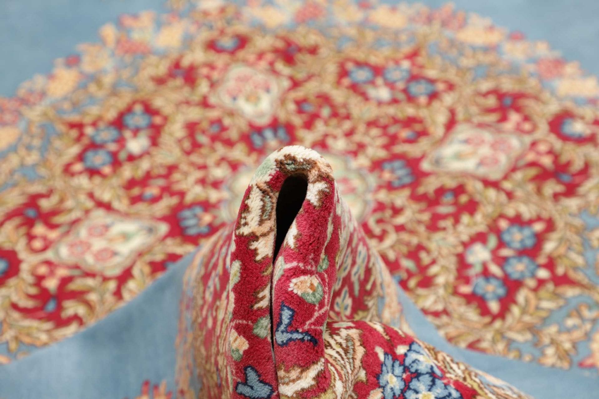 Kerman Perserteppich 283 × 385 cm aus Wolle, handgeknüpft