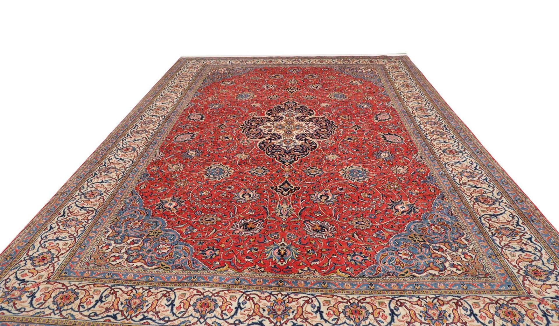 Sarough Farahan Perserteppich aus Iran, 306 × 415 cm