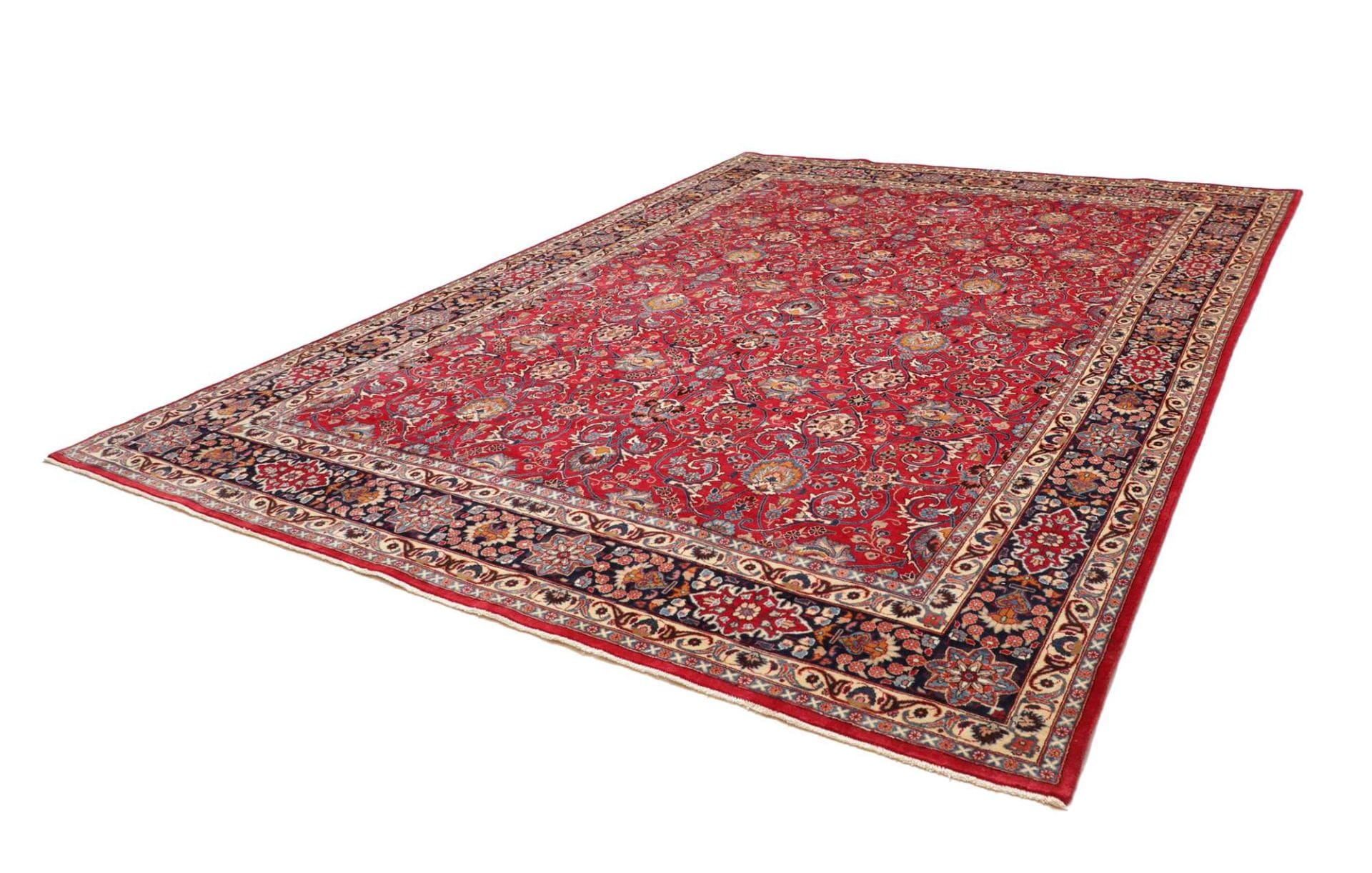 Mashhad Perserteppich aus Iran, 298 × 388 cm