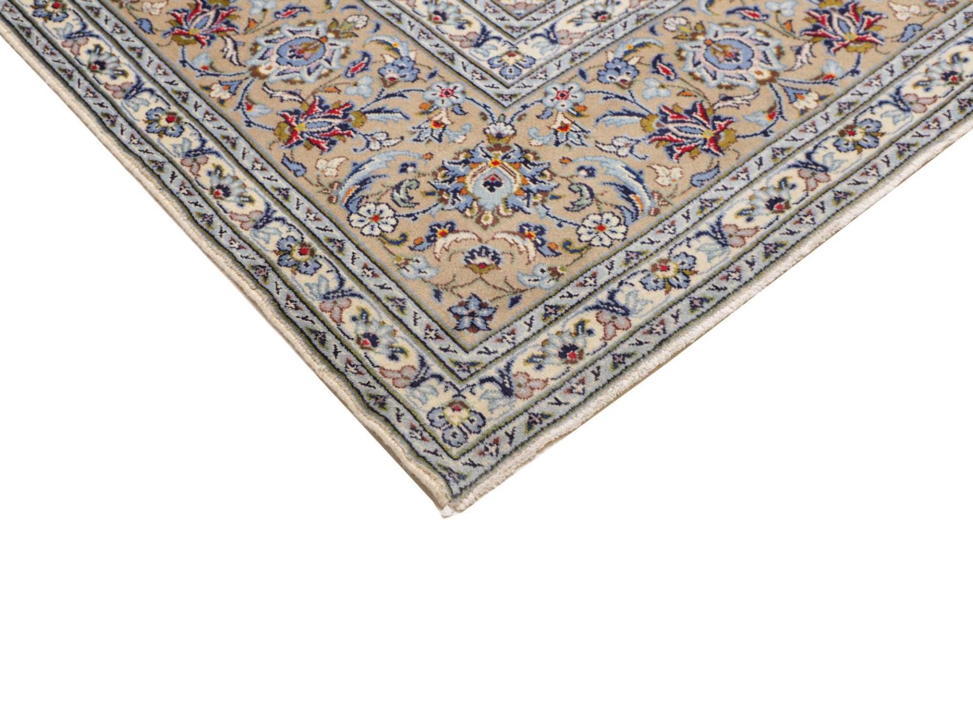 Kashan Perserteppich 293 × 400 cm aus Wolle, handgeknüpft