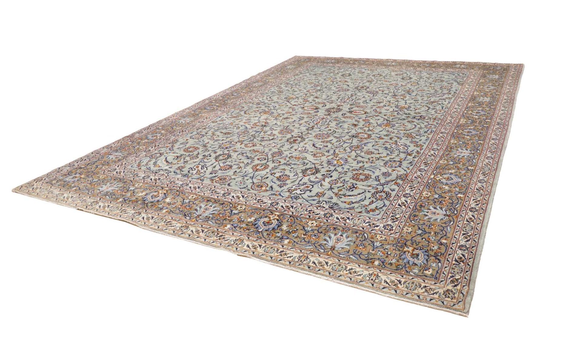 Kashan Perserteppich aus Iran, 306 × 410 cm