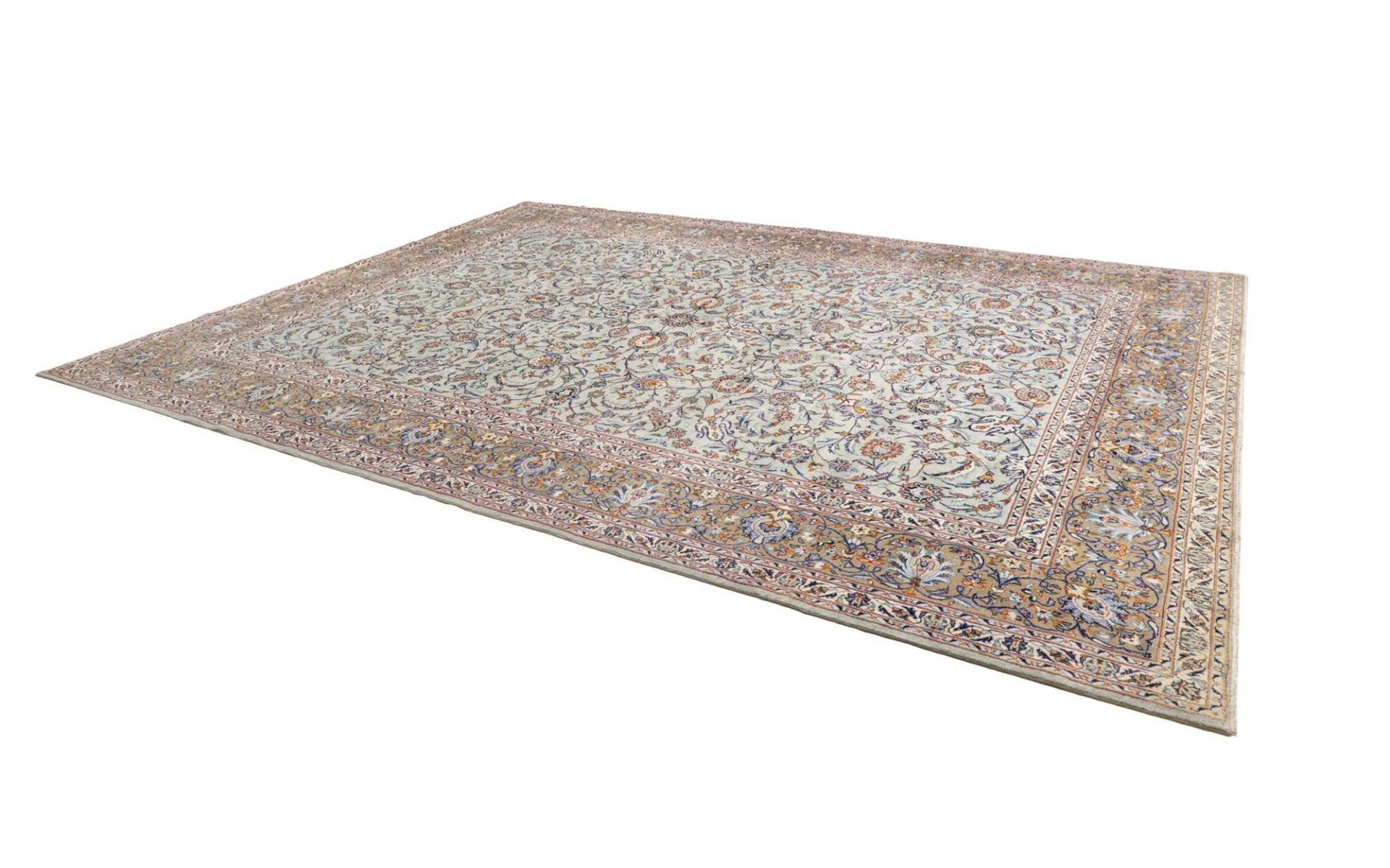 Kashan Perserteppich aus Iran, 306 × 410 cm